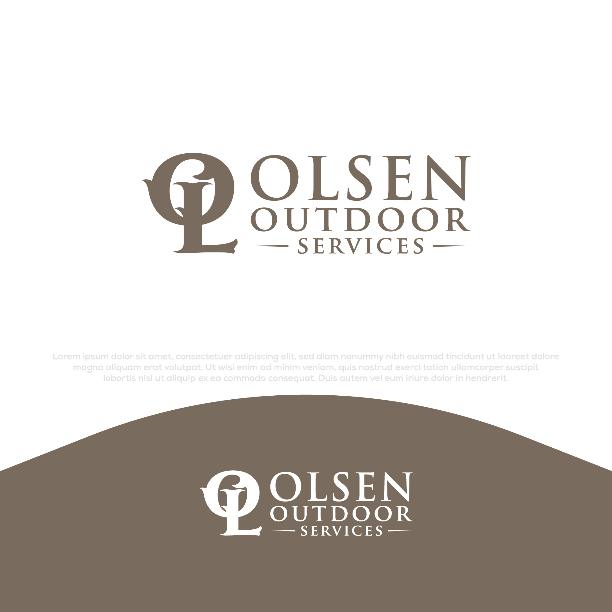 Design de Logo par Pilot_DesignR™ pour Olsen Outdoor Services | Design #35525900