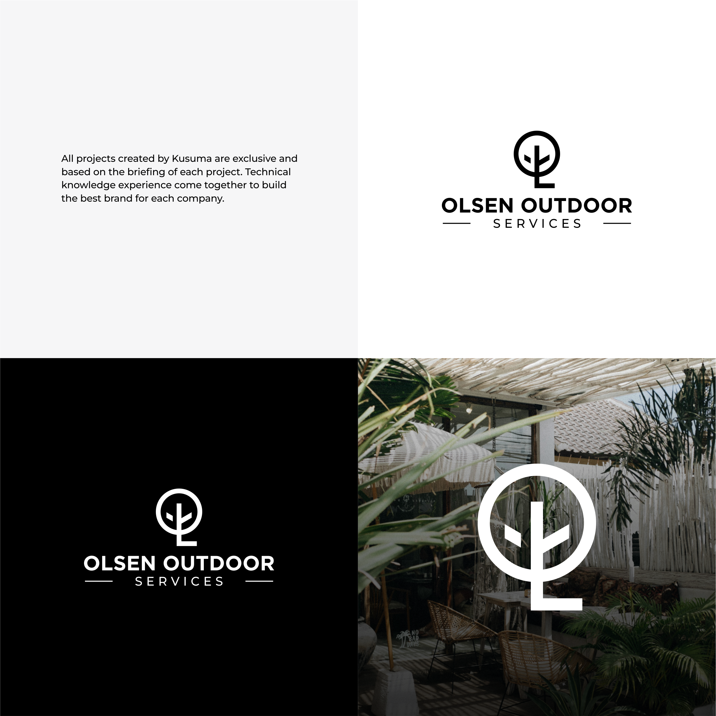 Logo-Design von Kusuma Studio für Olsen Outdoor Services | Design #35533261
