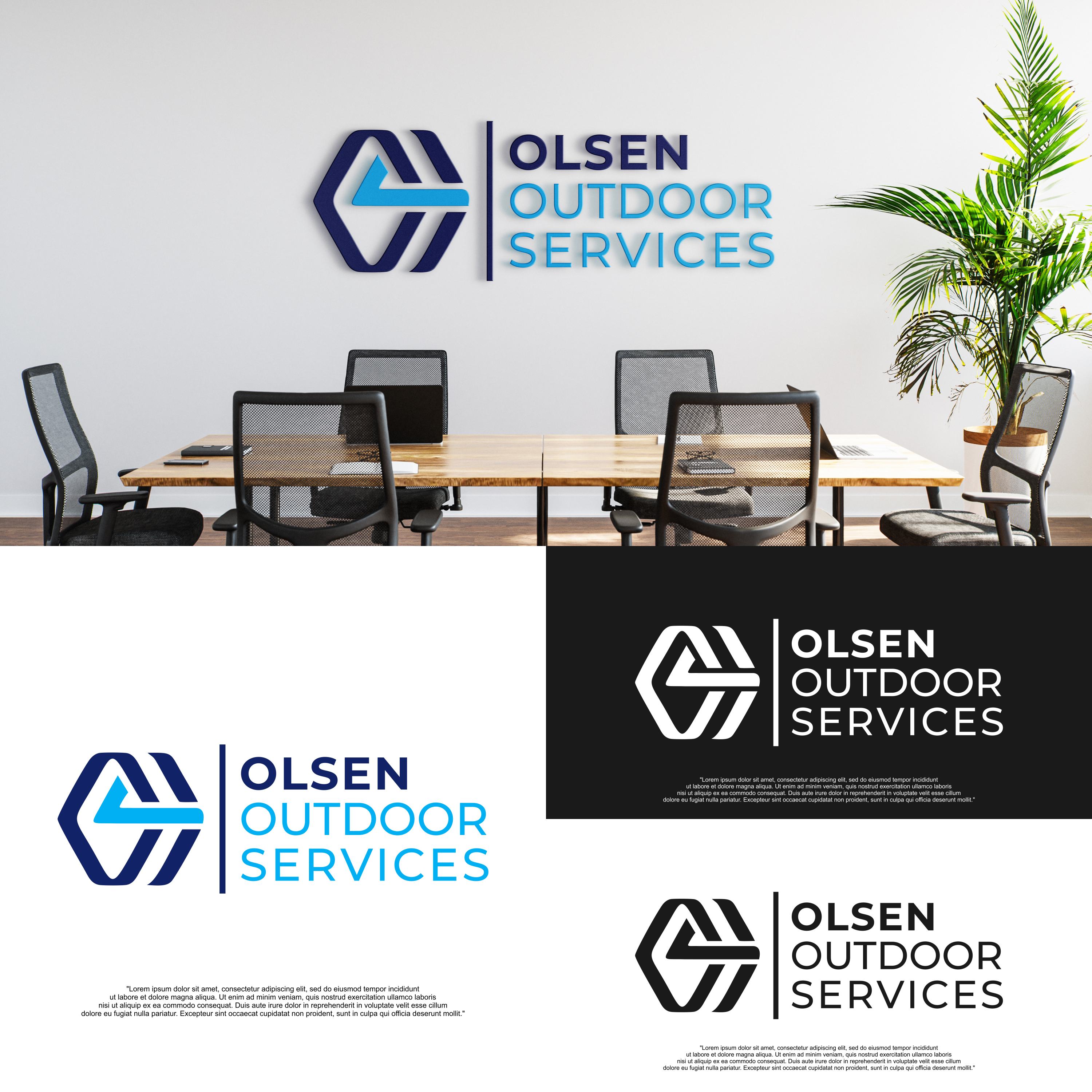 Logo-Design von arillingga für Olsen Outdoor Services | Design #35526755