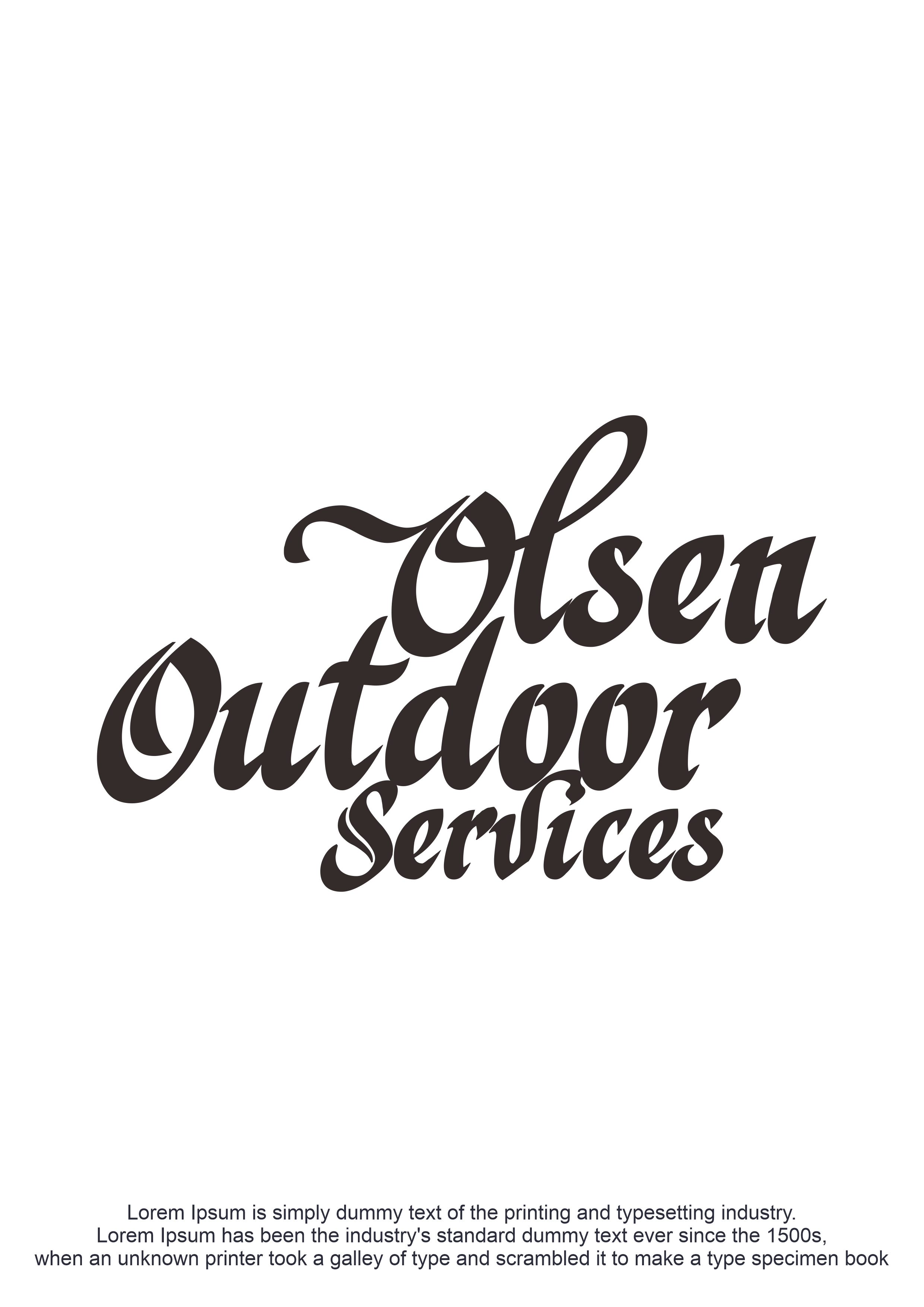Diseño de Logo por Abigaill_design para Olsen Outdoor Services | Diseño #35531600