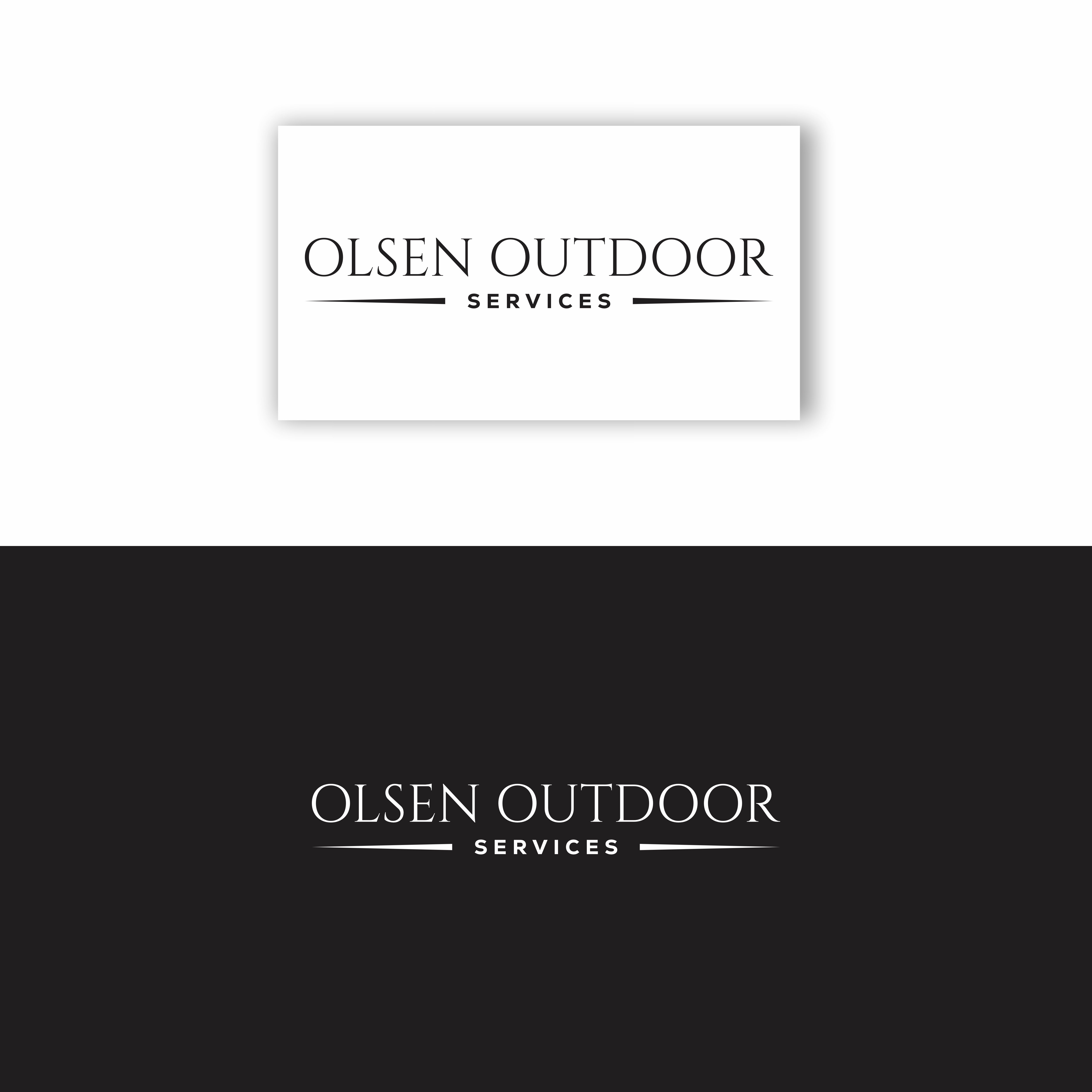 Logo Design by cahdesign for Olsen Outdoor Services | Design #35529014