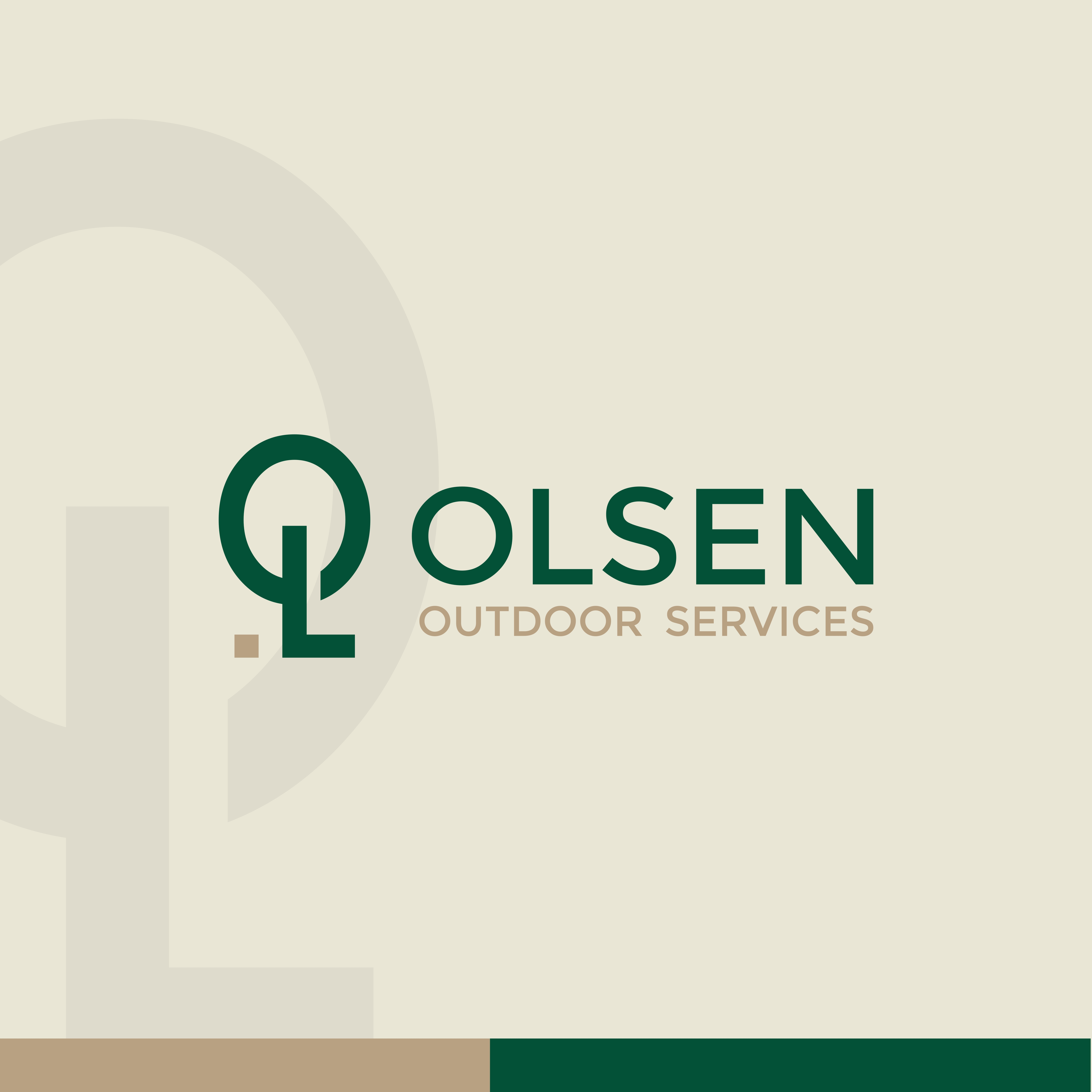 Logo Design by Muadi Jinan for Olsen Outdoor Services | Design #35568613