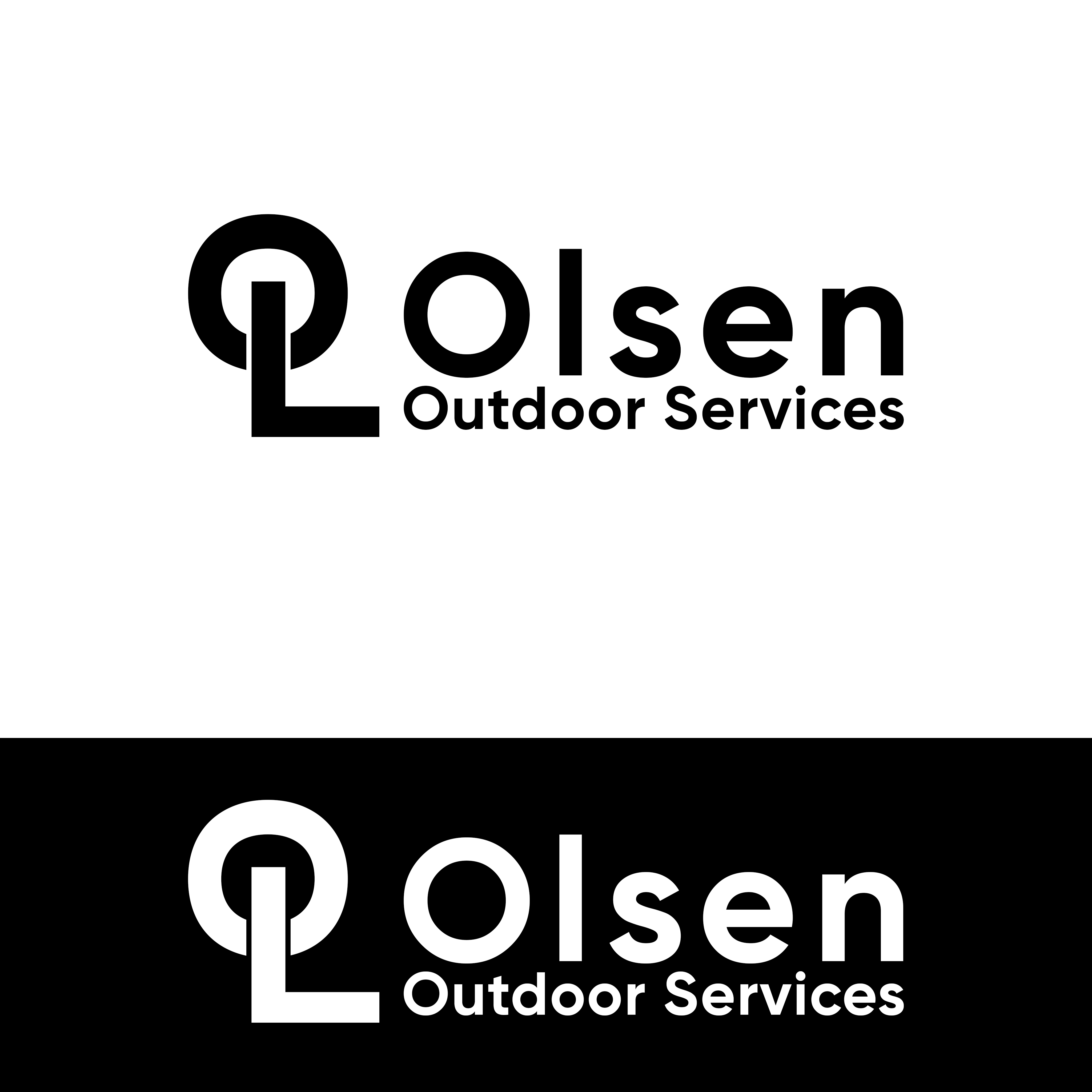 Logo Design by Burhan Art for Olsen Outdoor Services | Design #35535515