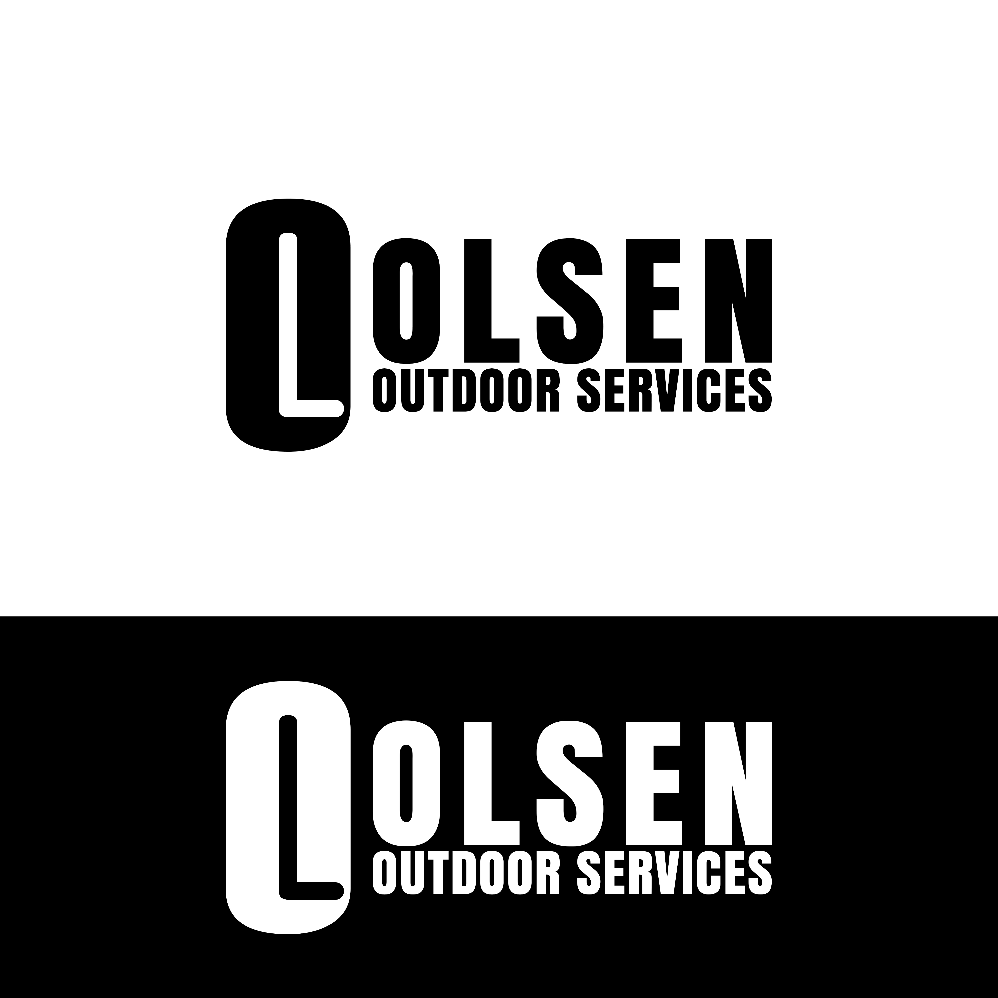 Logo Design by Burhan Art for Olsen Outdoor Services | Design #35535620