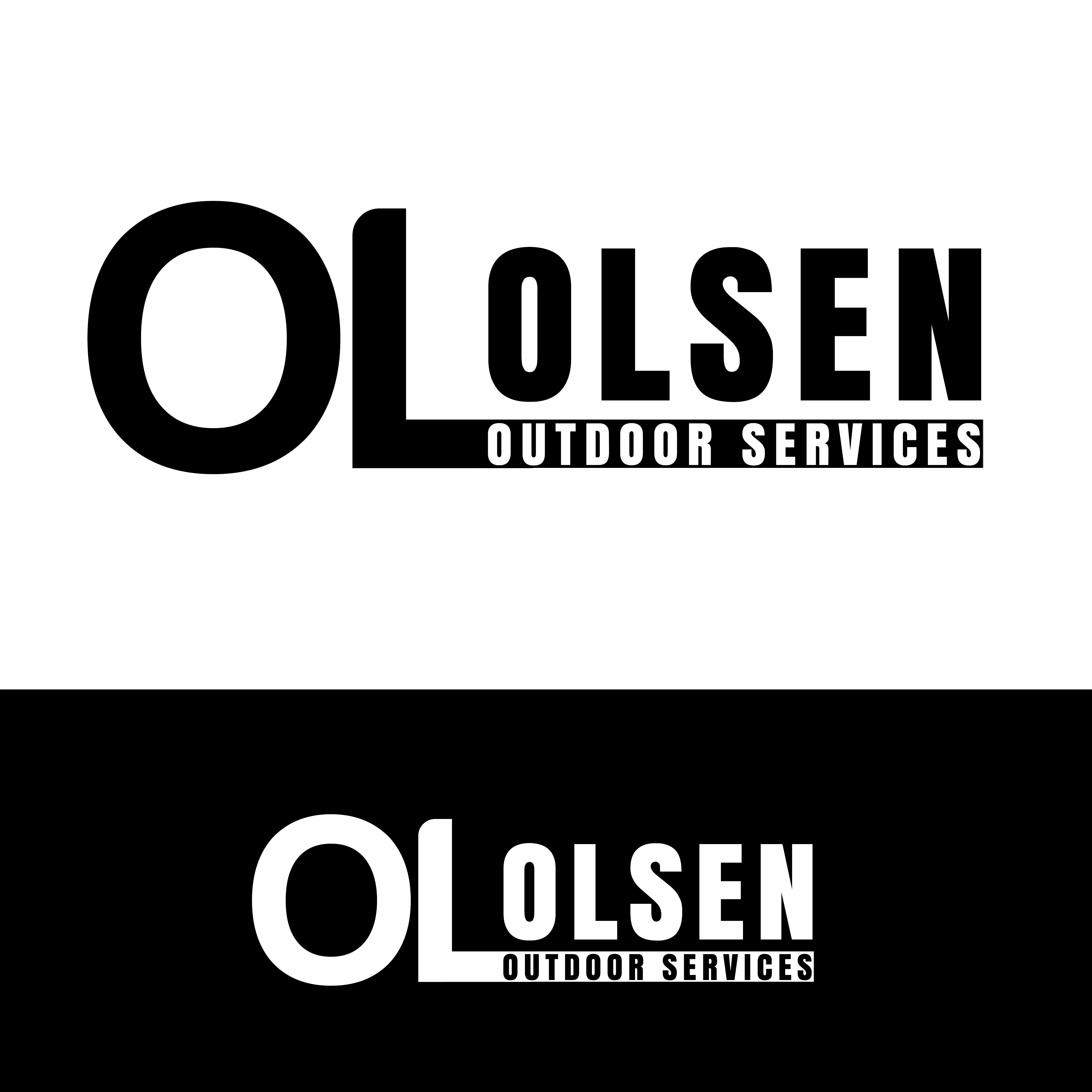 Logo Design by Burhan Art for Olsen Outdoor Services | Design #35535621