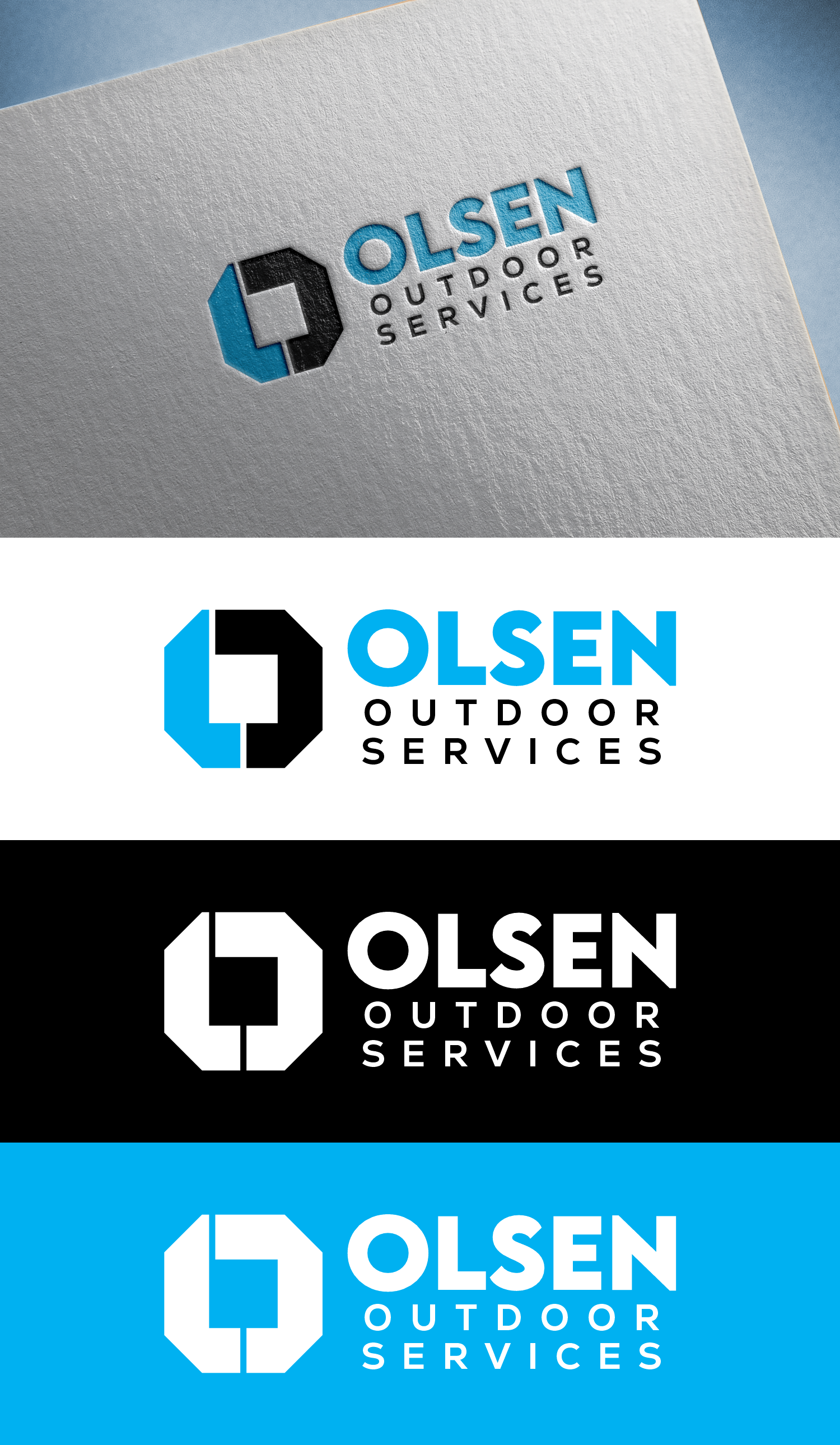 Logo Design by Crows Design for Olsen Outdoor Services | Design #35526088