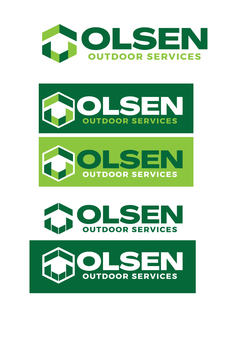 Logo Design by Mike Carroll for Olsen Outdoor Services | Design #35531044