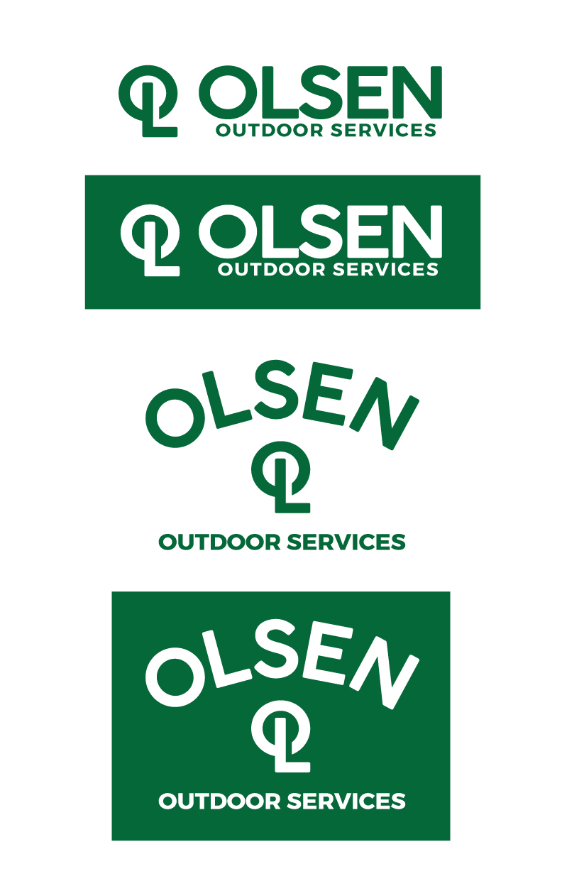 Logo Design by Mike Carroll for Olsen Outdoor Services | Design #35534171
