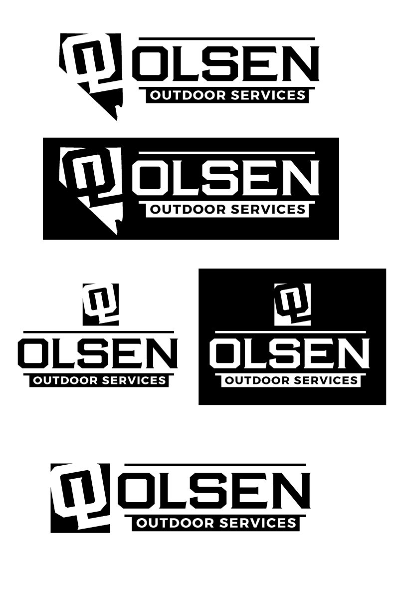 Logo Design by Mike Carroll for Olsen Outdoor Services | Design #35536329