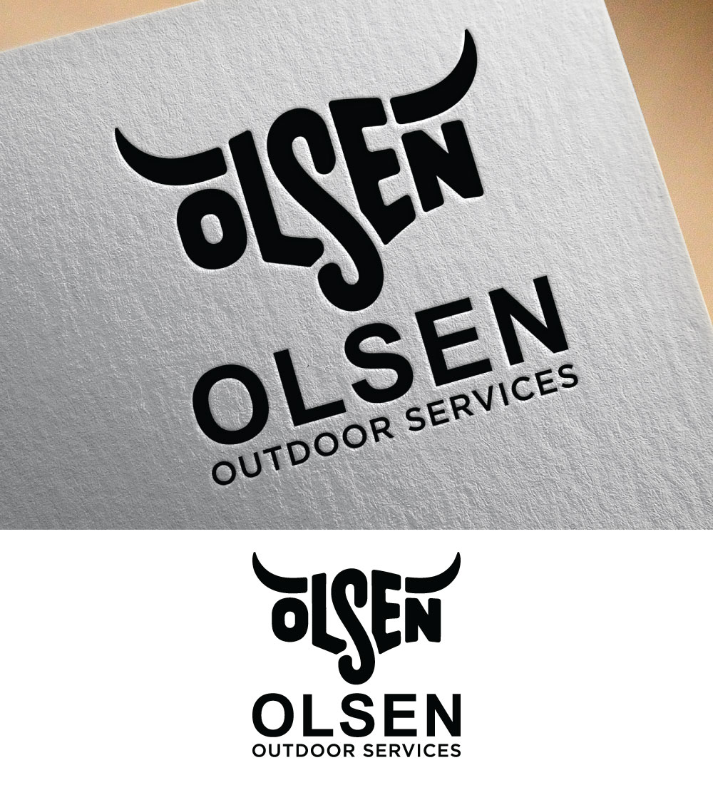Logo Design by bute for Olsen Outdoor Services | Design #35546372
