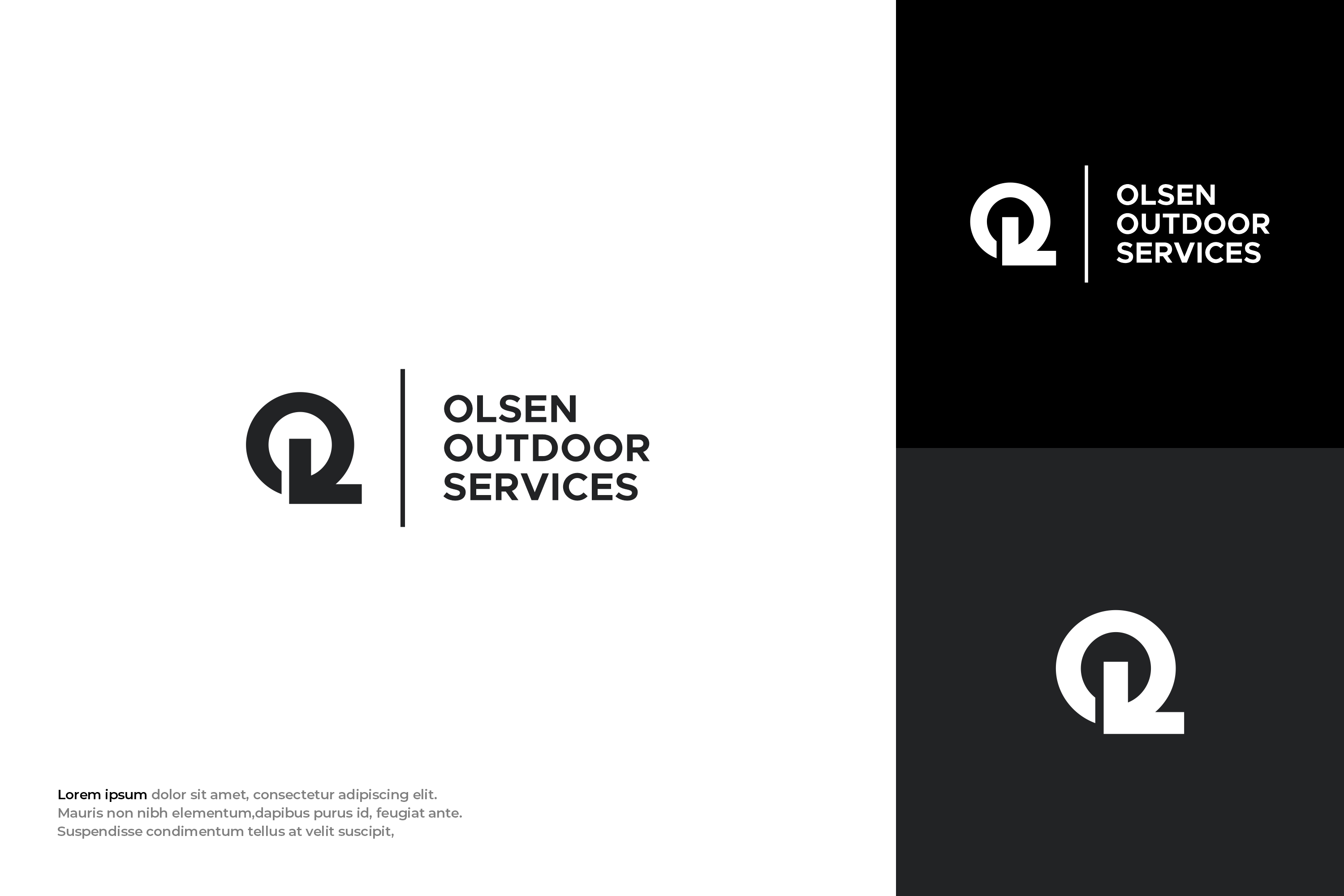Logo Design by Mantra™ for Olsen Outdoor Services | Design #35529287