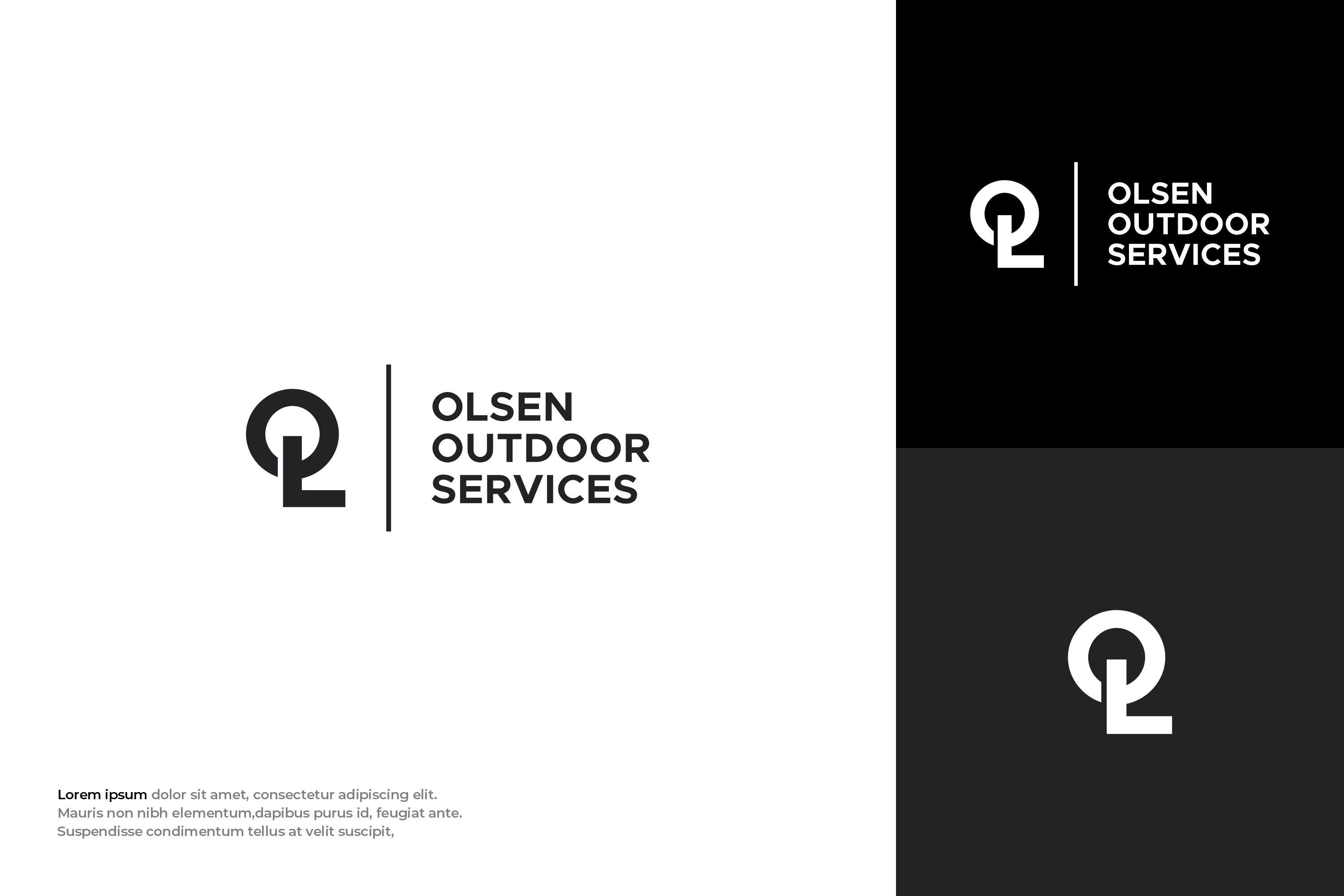 Logo Design by Mantra™ for Olsen Outdoor Services | Design #35529298