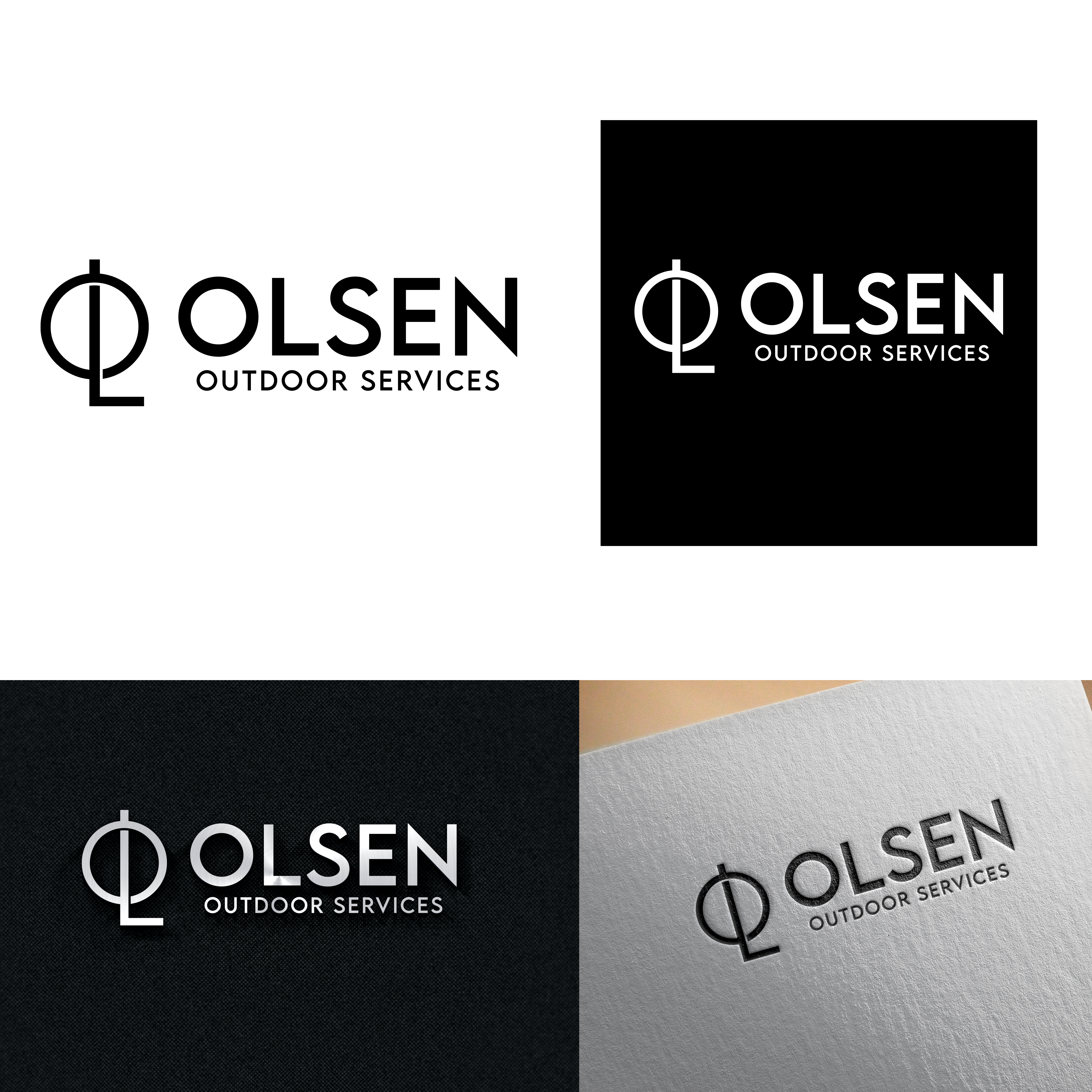 Logo Design by Monique6699 for Olsen Outdoor Services | Design #35567496