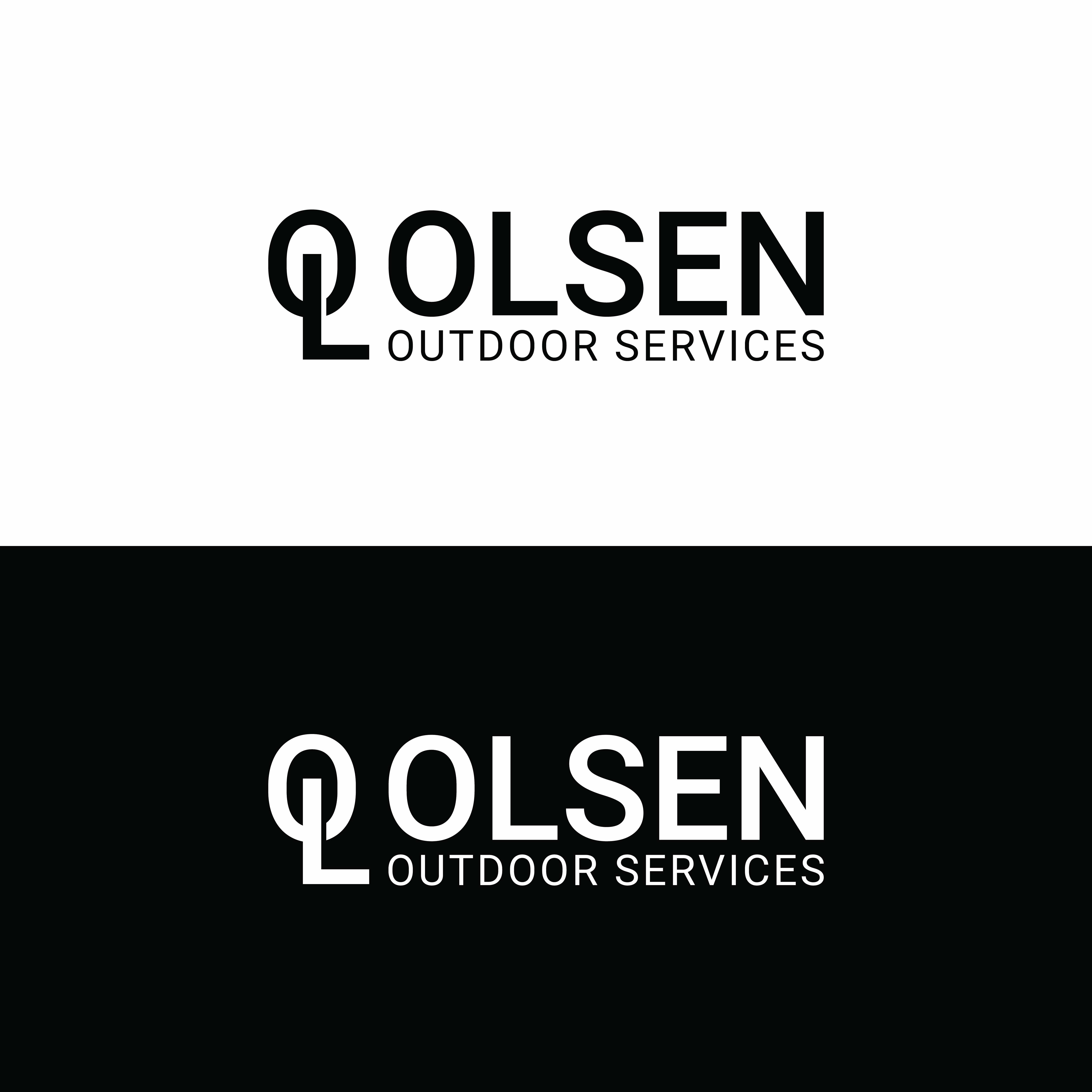 Logo Design by Logo Maker Zone for Olsen Outdoor Services | Design #35530024