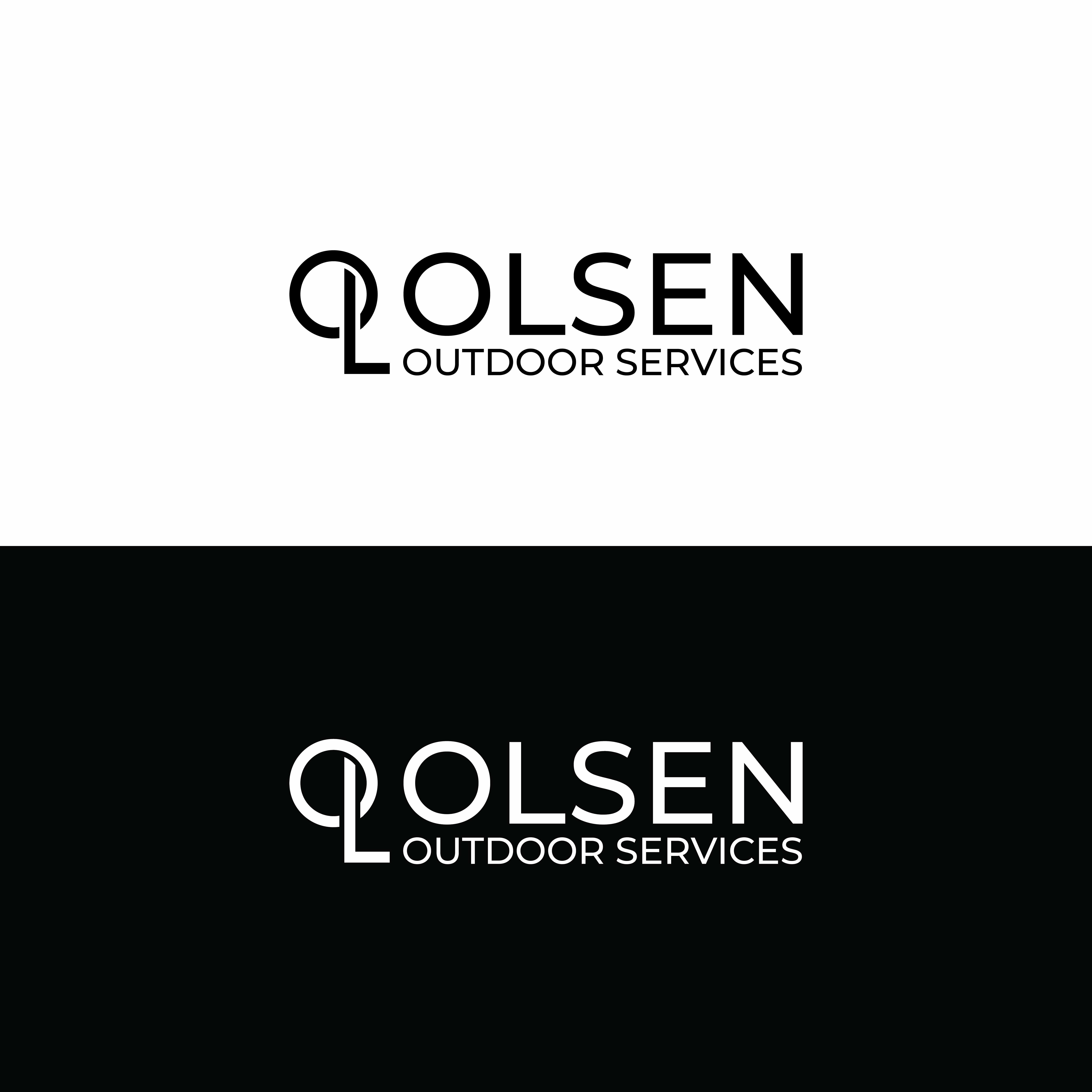 Logo Design by Logo Maker Zone for Olsen Outdoor Services | Design #35530436