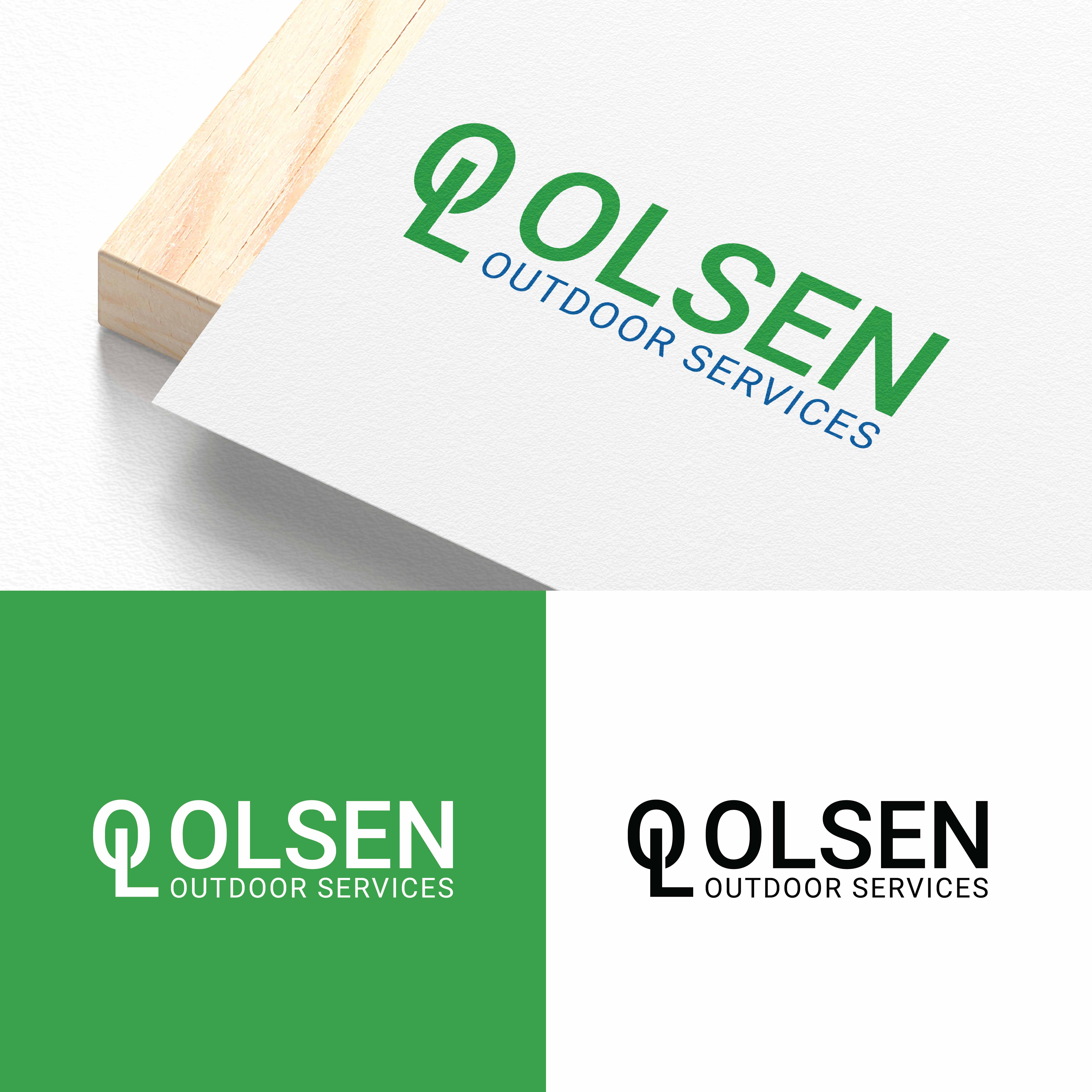 Logo Design by Logo Maker Zone for Olsen Outdoor Services | Design #35533003