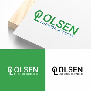 Logo Design by Logo Maker Zone for Olsen Outdoor Services | Design: #35533003