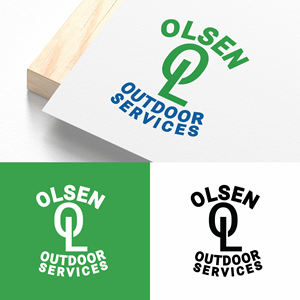 Logo Design by Logo Maker Zone for Olsen Outdoor Services | Design: #35533057