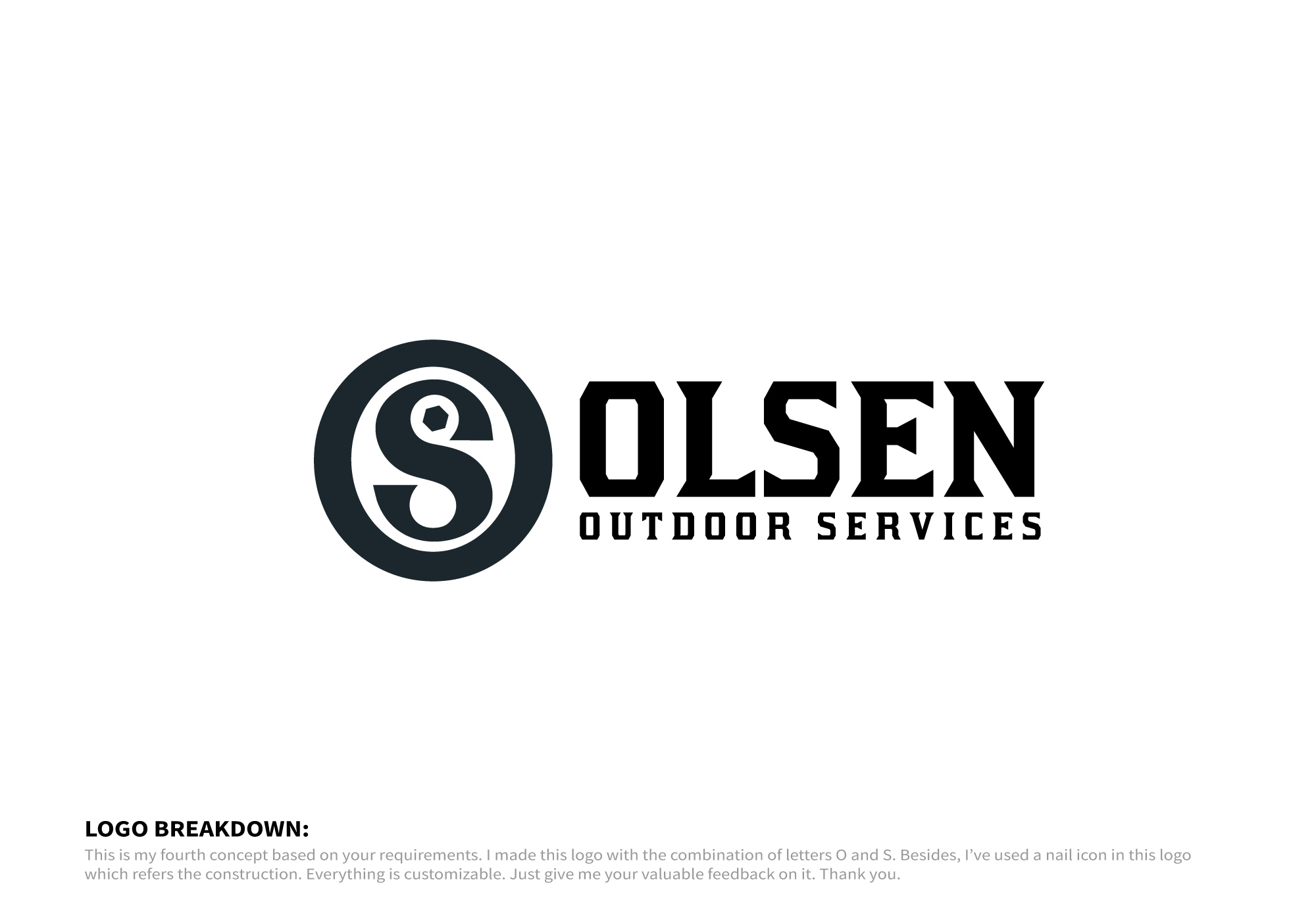 Logo Design by Faizullah65 for Olsen Outdoor Services | Design #35529687