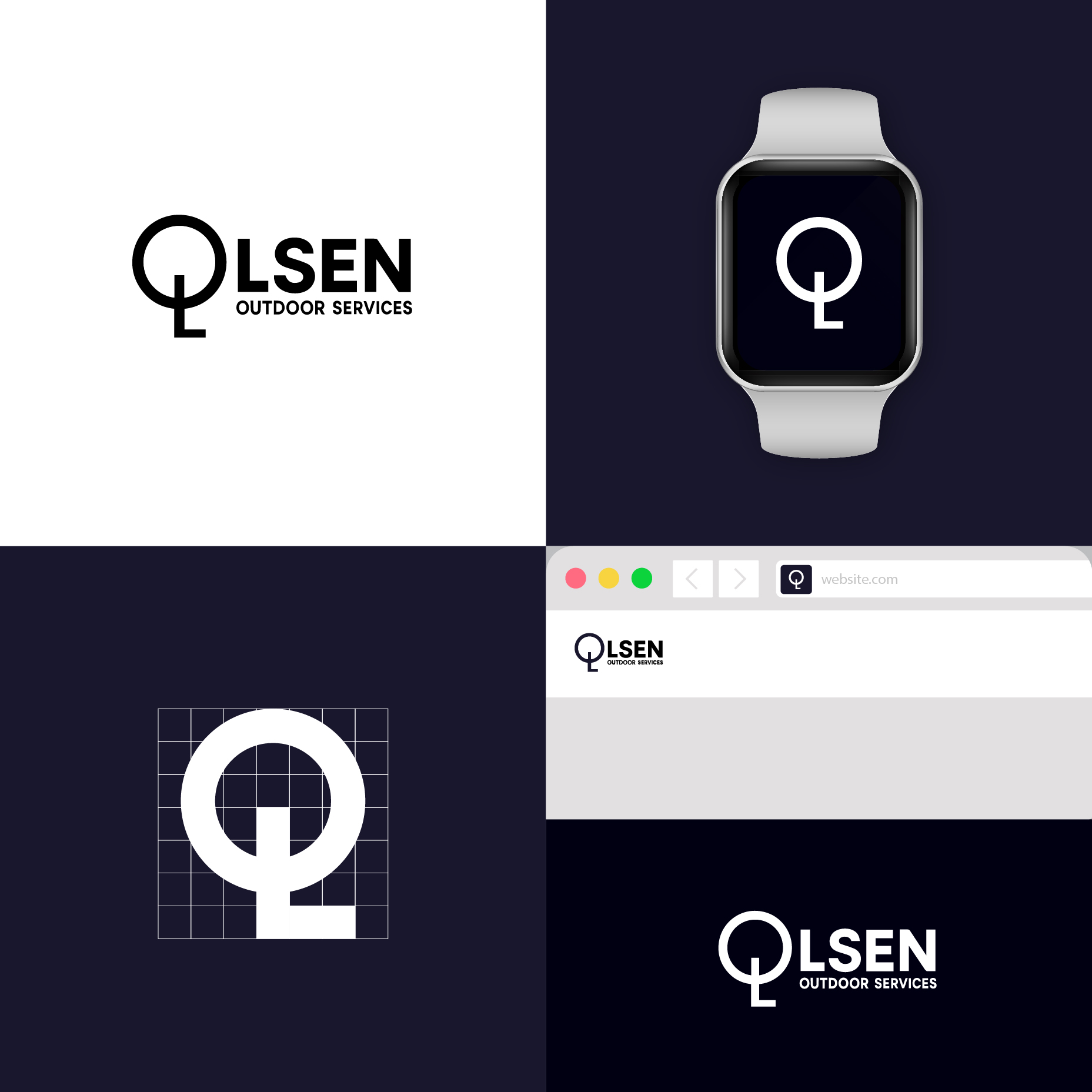 Logo Design by Sabarr for Olsen Outdoor Services | Design #35532520