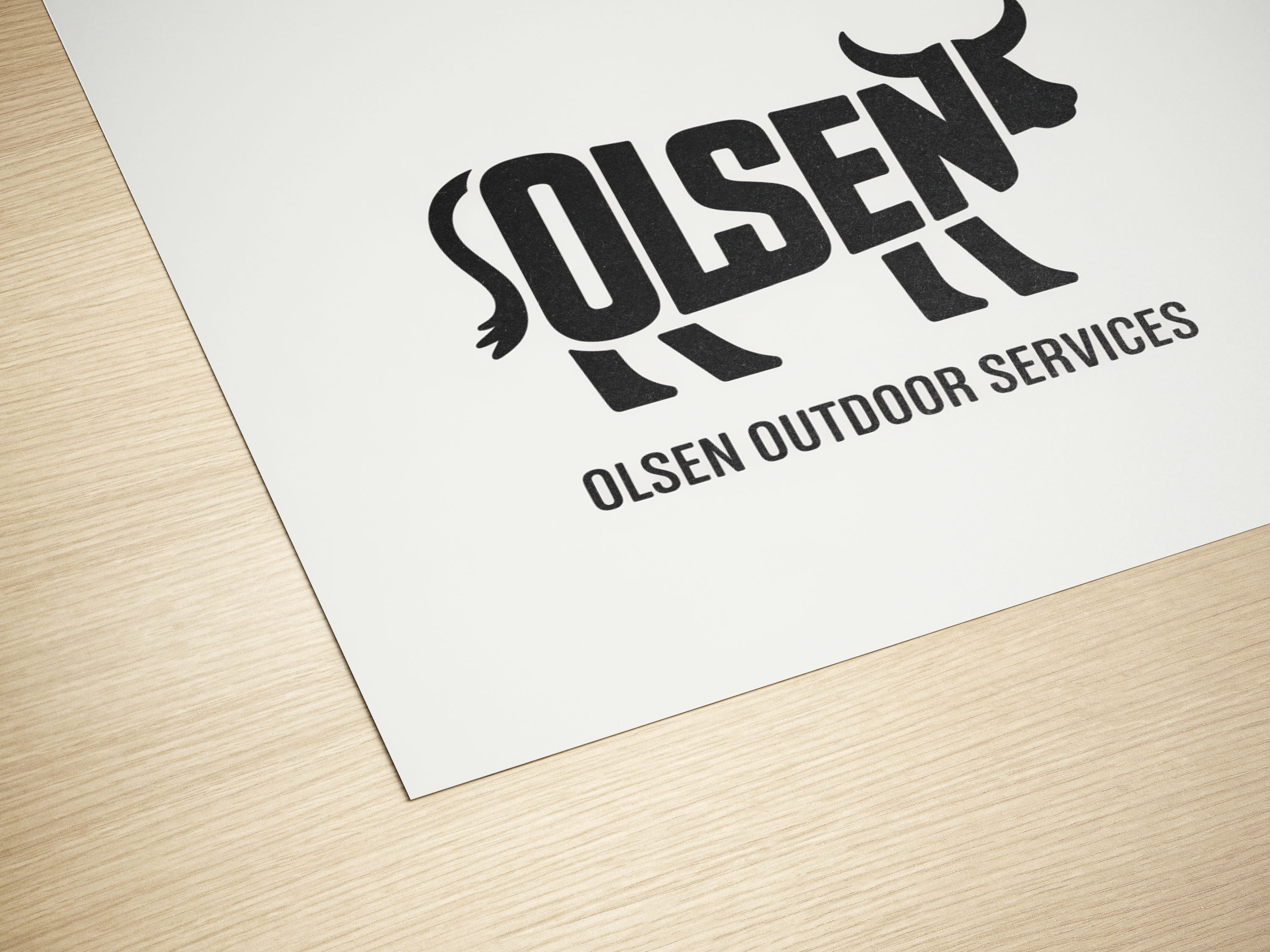 Logo Design by PixelCraft Designs for Olsen Outdoor Services | Design #35534265