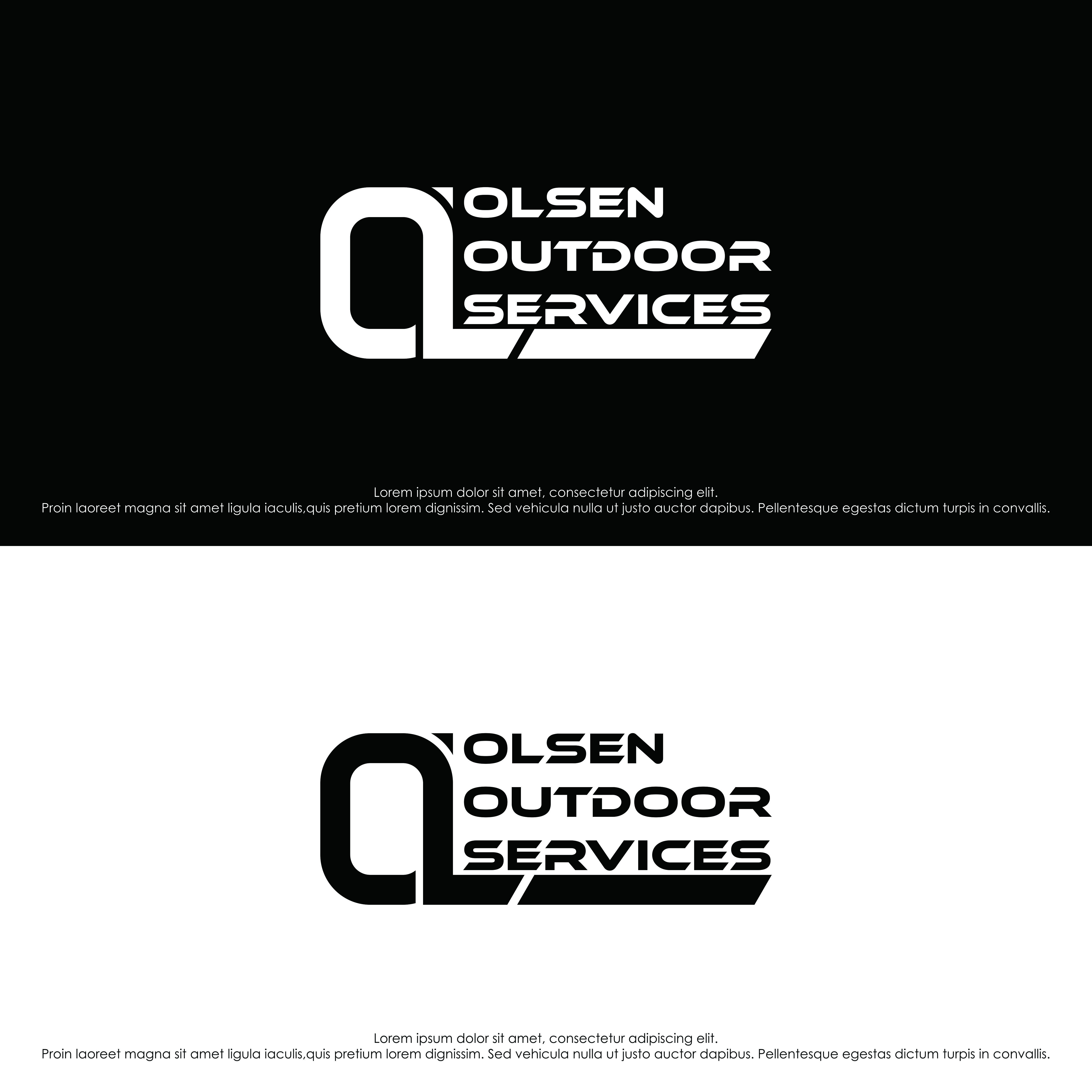 Logo Design by PetaniMakmur for Olsen Outdoor Services | Design #35533216