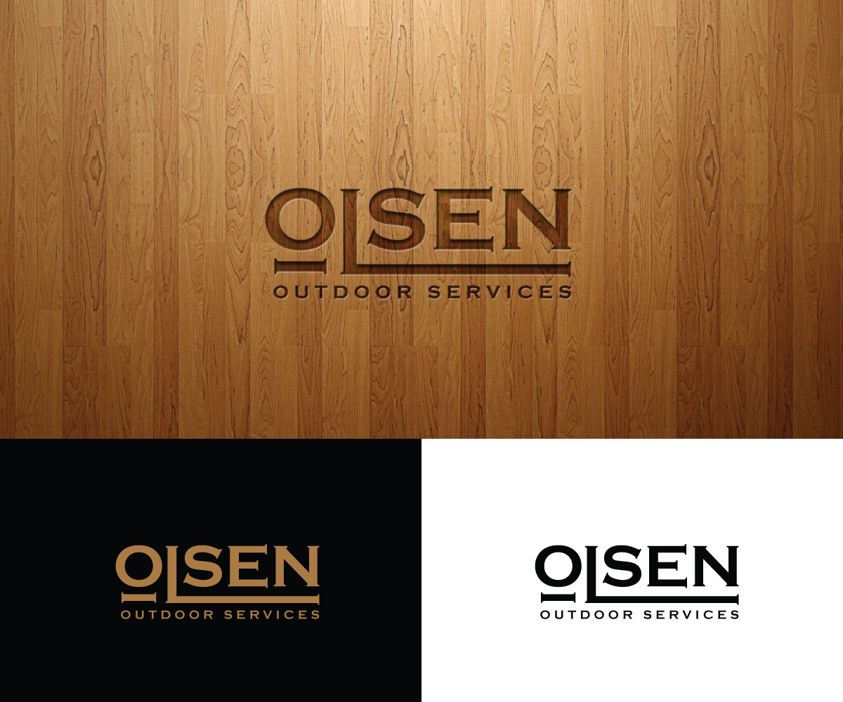 Logo Design by WB NAG for Olsen Outdoor Services | Design #35533839