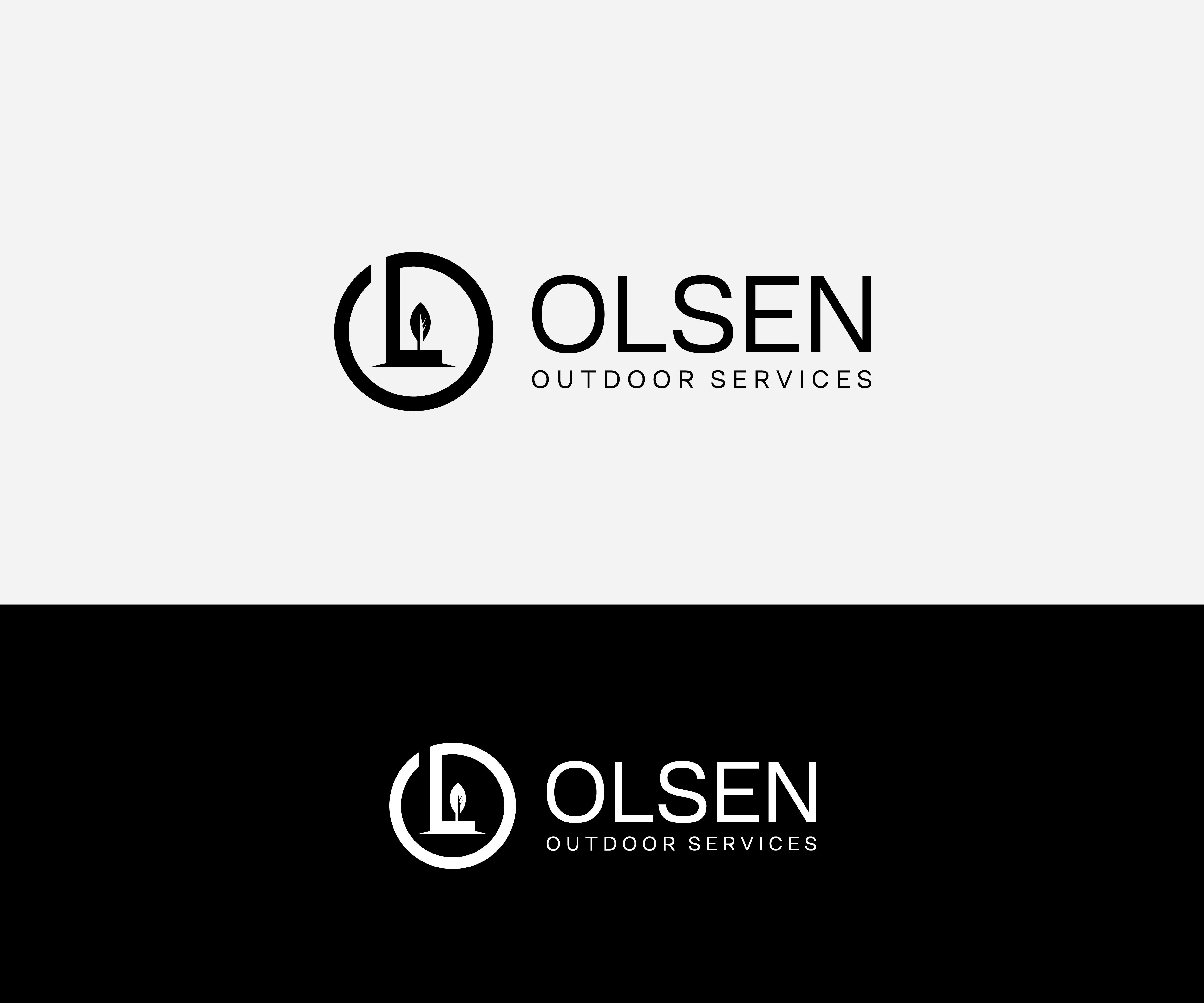 Logo Design by Kreadiv for Olsen Outdoor Services | Design #35536665