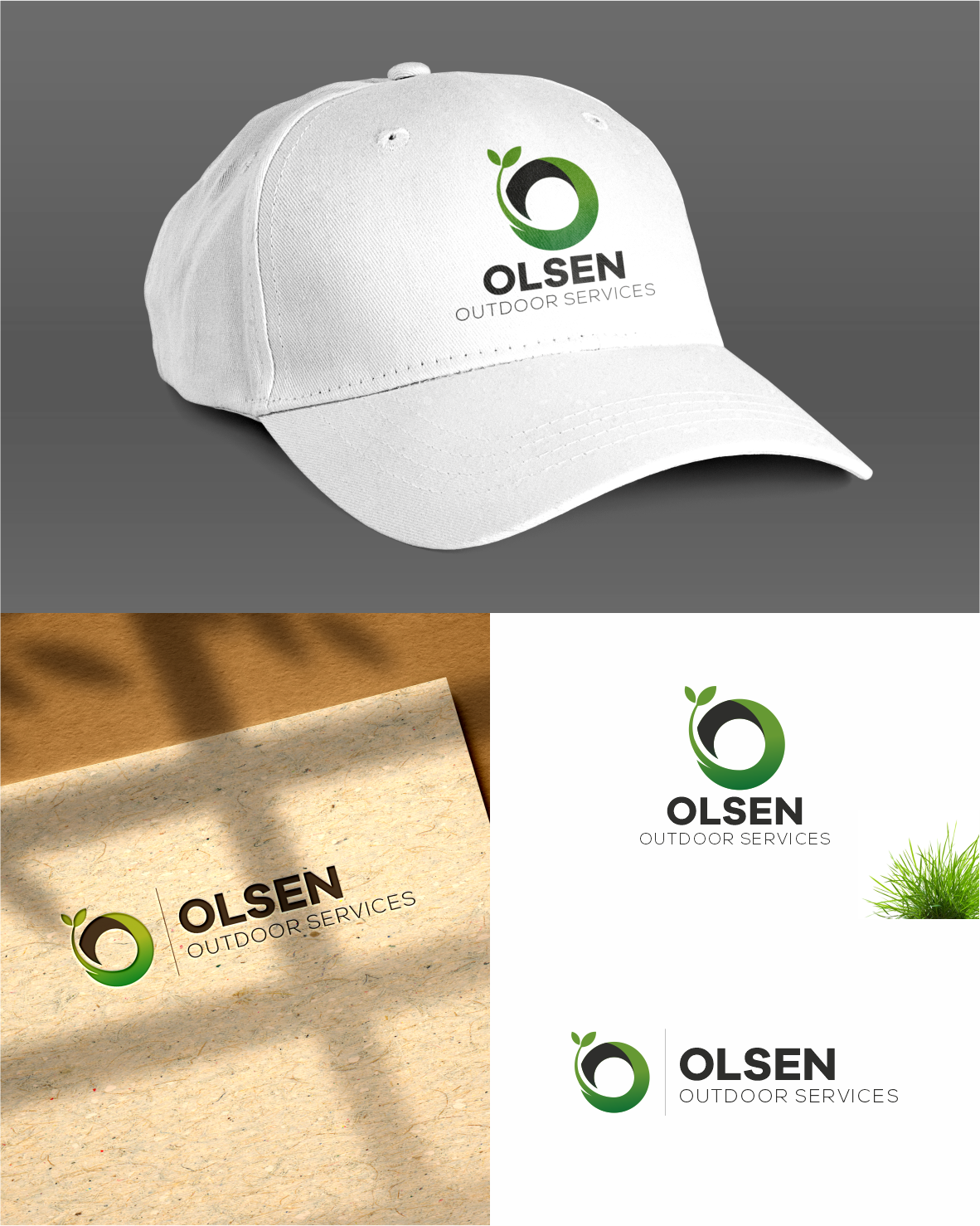 Logo Design by momo57 for Olsen Outdoor Services | Design #35554833