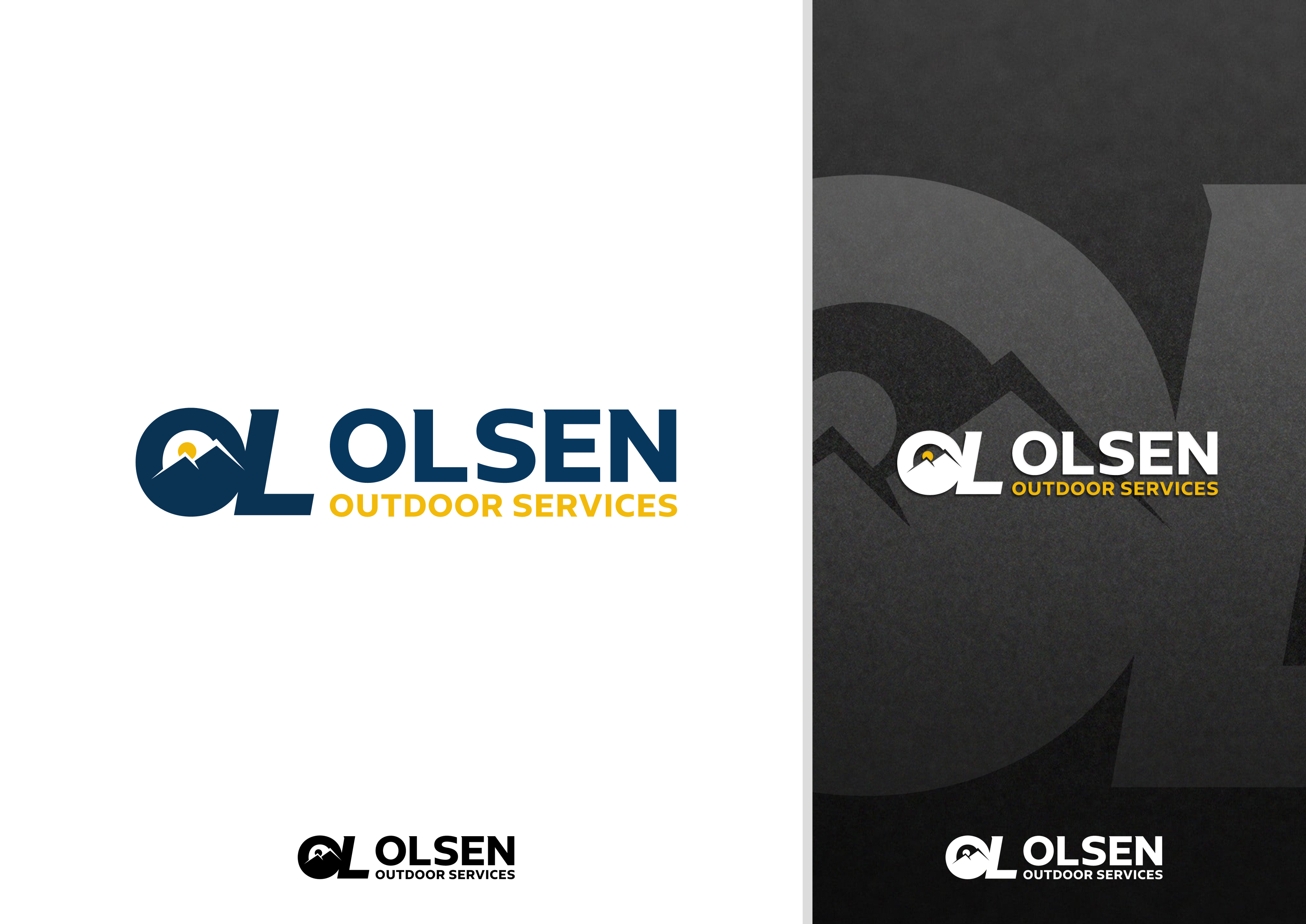 Logo Design by DiLion for Olsen Outdoor Services | Design #35525877
