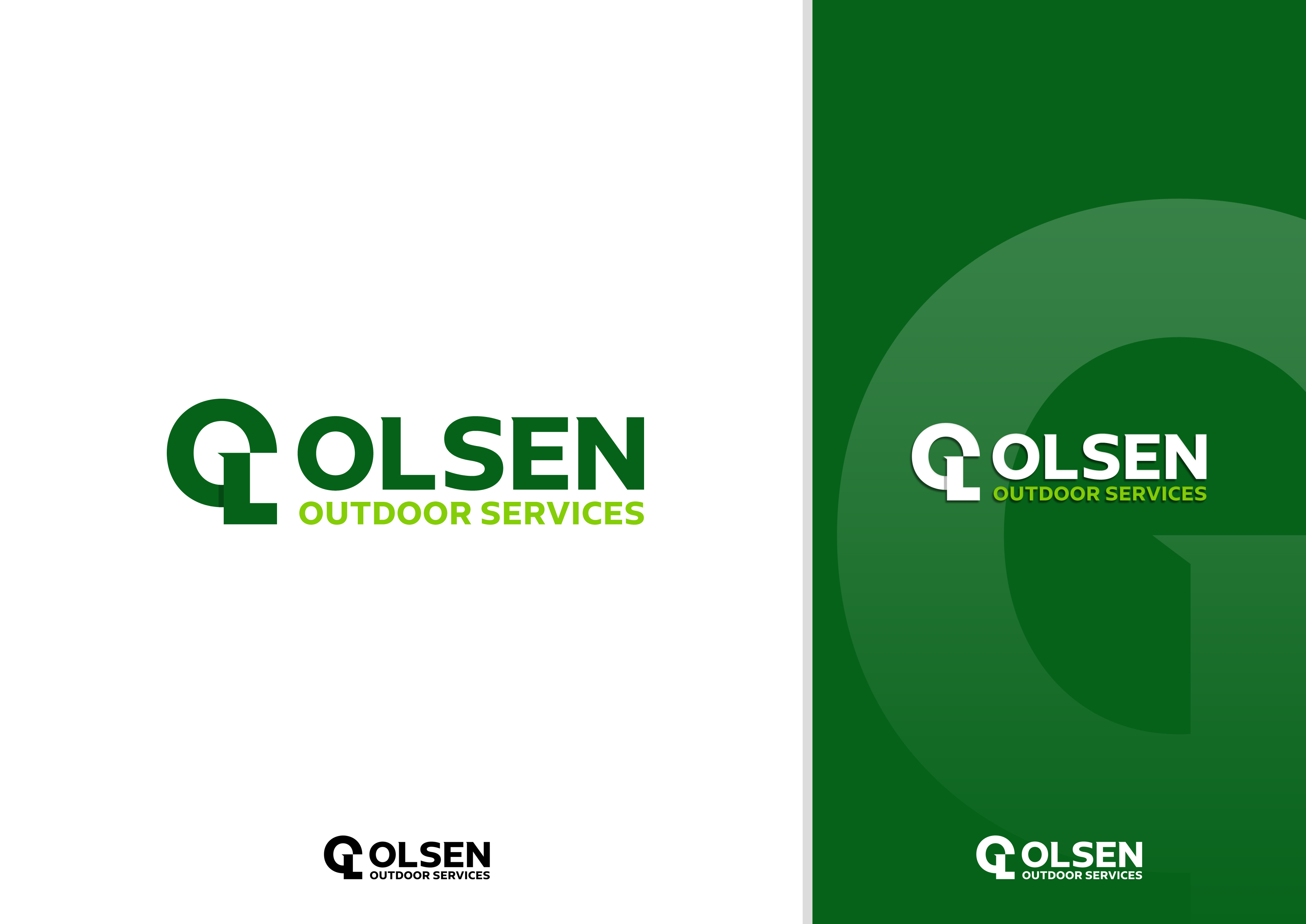 Logo Design by DiLion for Olsen Outdoor Services | Design #35526087