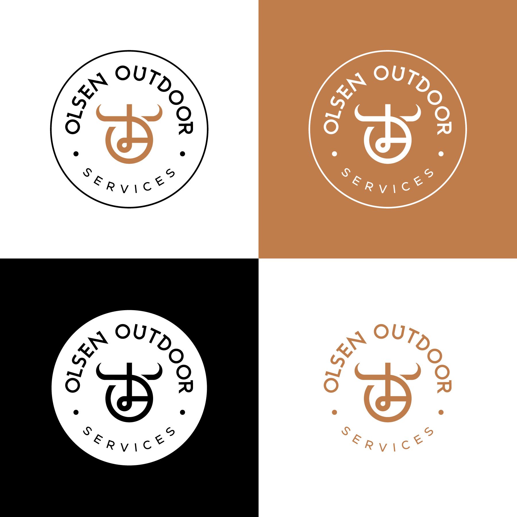 Logo Design by debdesign for Olsen Outdoor Services | Design #35565065
