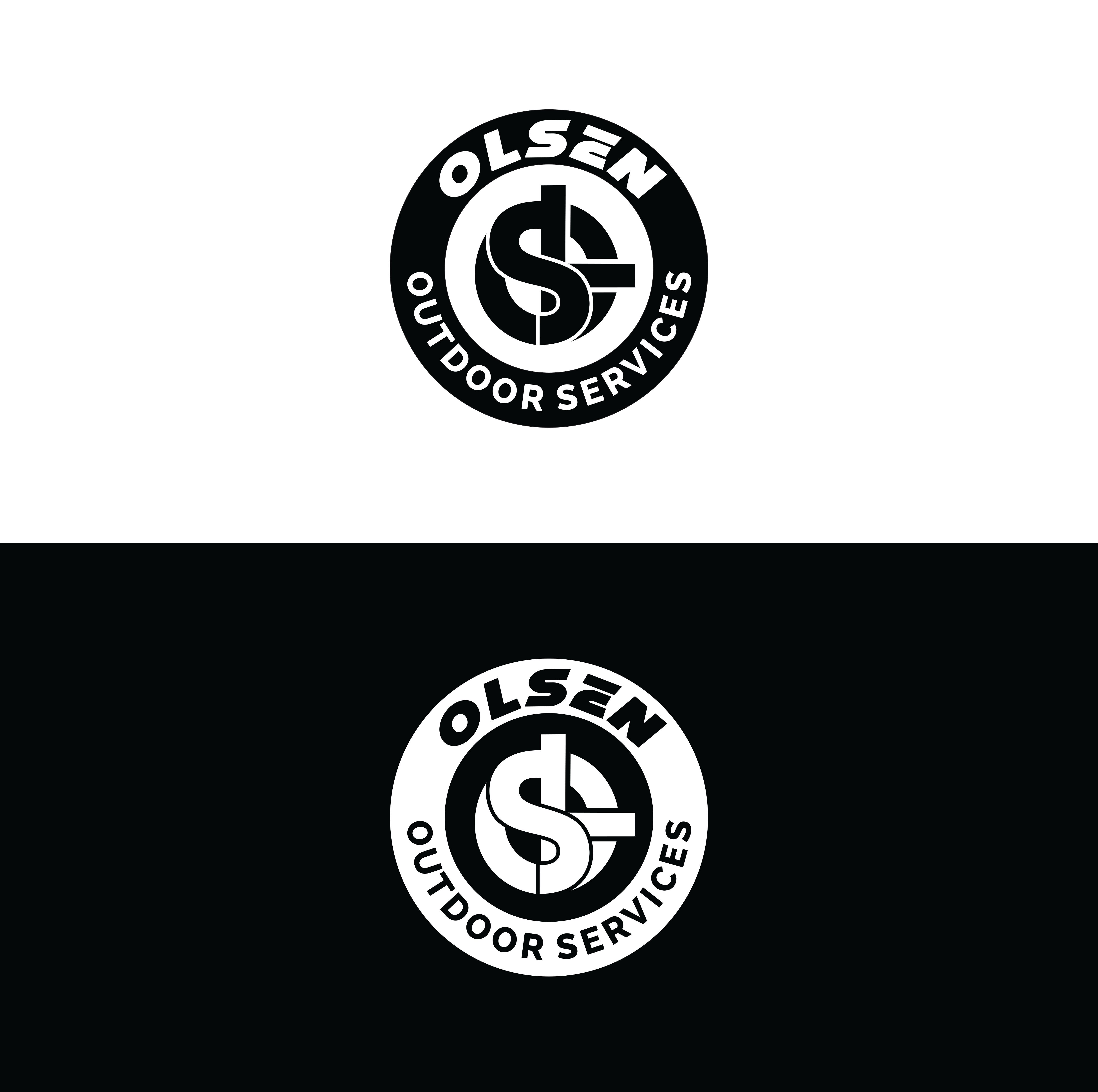 Logo Design by 4AD for Olsen Outdoor Services | Design #35562614