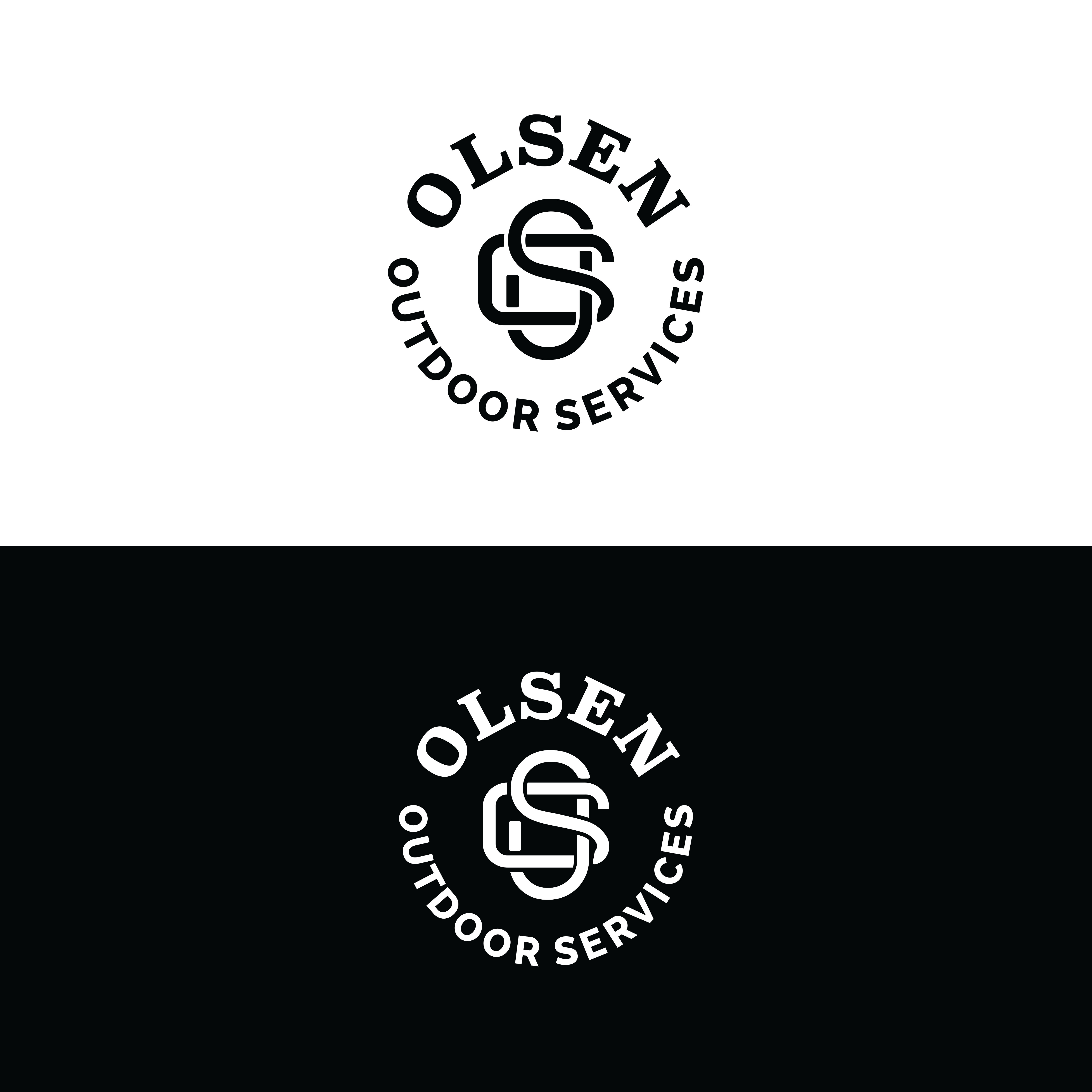 Logo Design by 4AD for Olsen Outdoor Services | Design #35562615