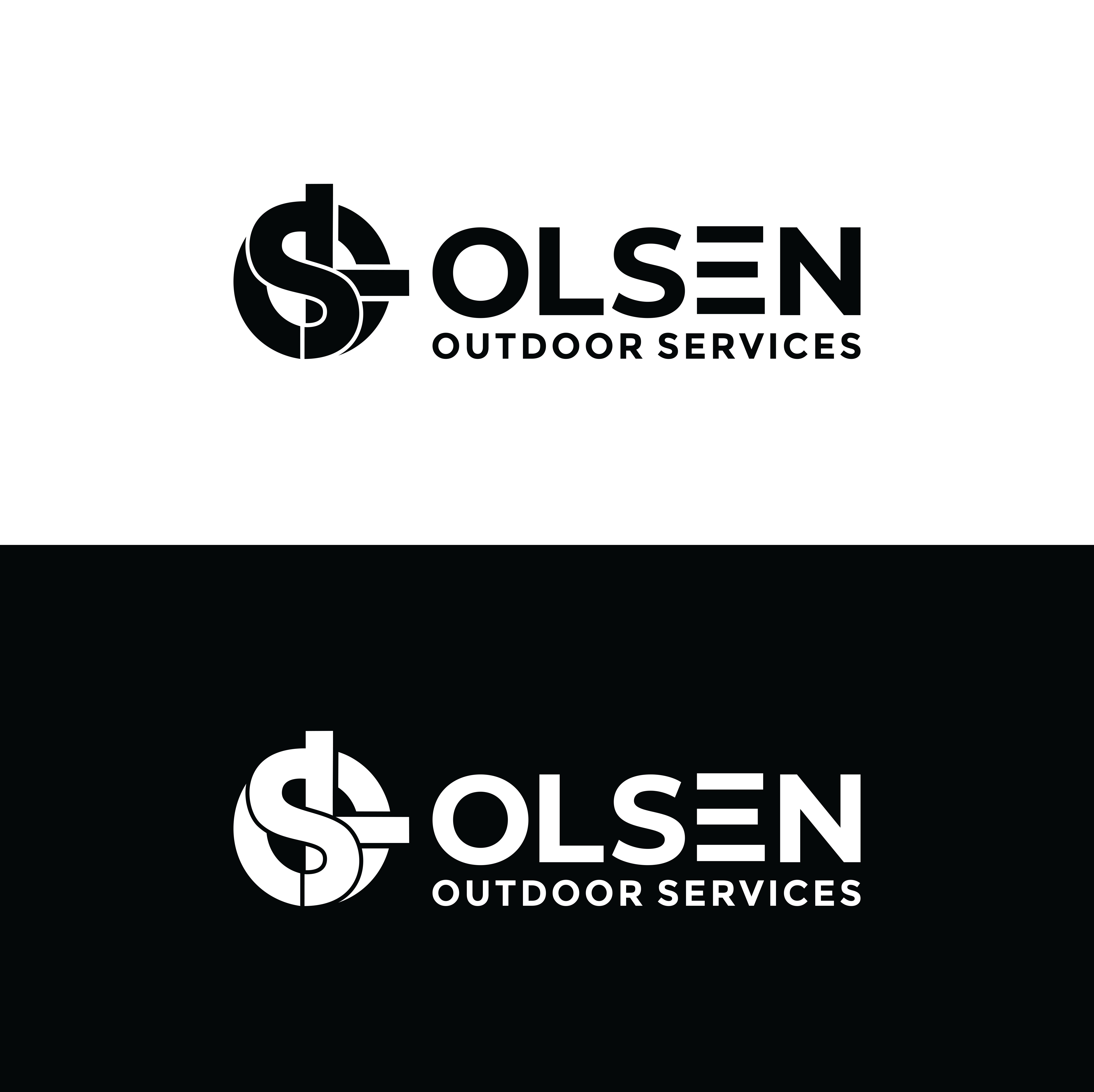 Logo Design by 4AD for Olsen Outdoor Services | Design #35562616