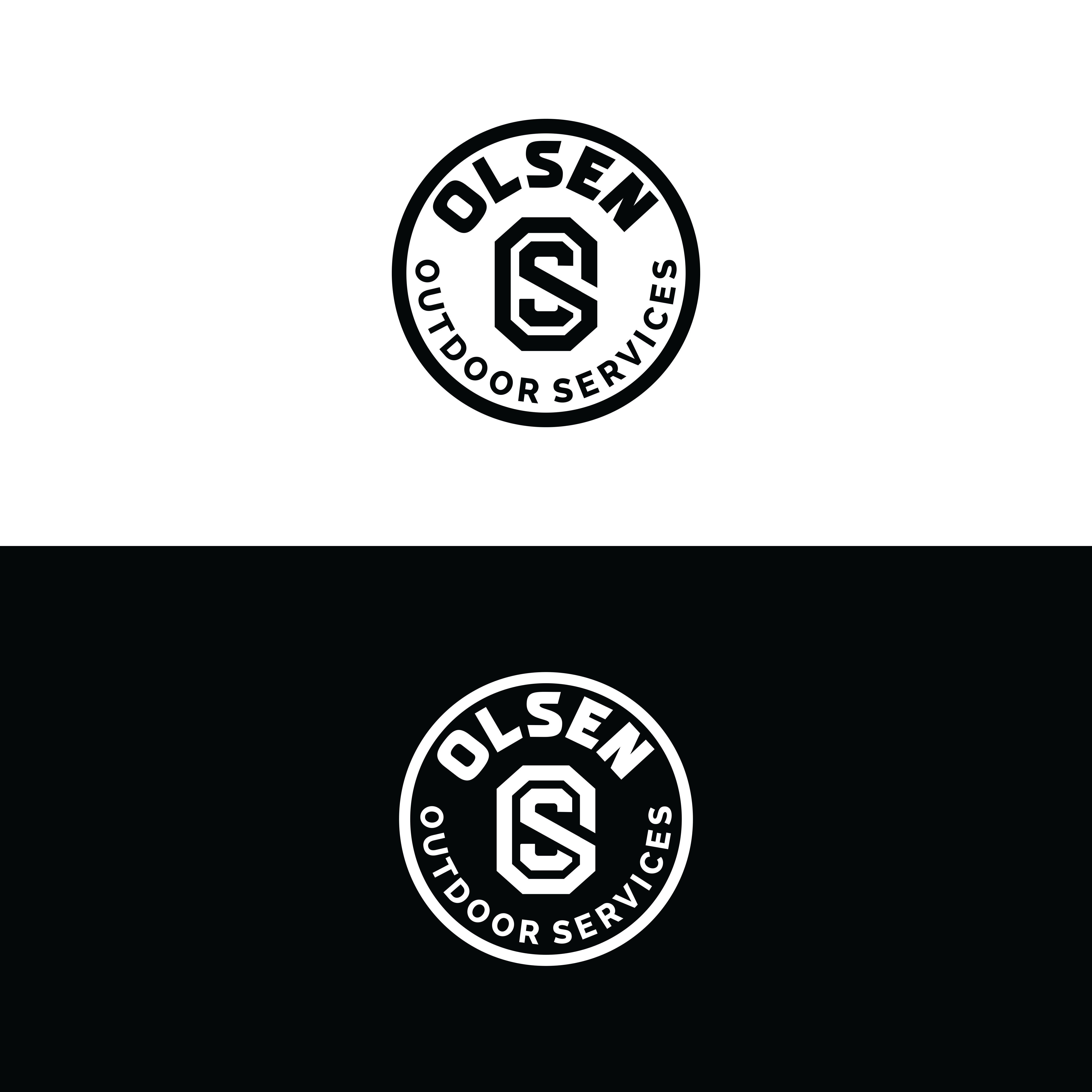 Logo Design by 4AD for Olsen Outdoor Services | Design #35562617