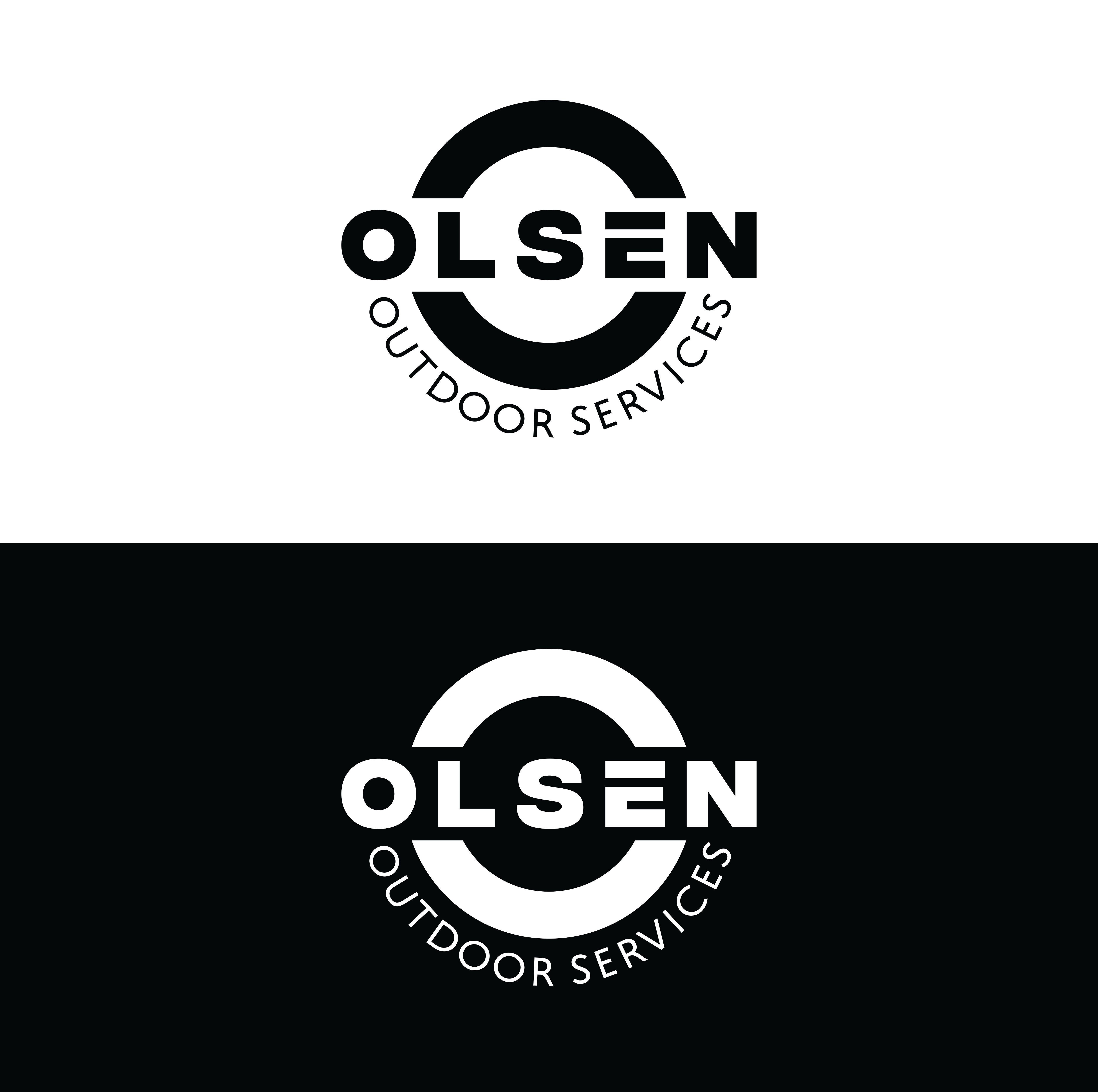 Logo Design by 4AD for Olsen Outdoor Services | Design #35562657