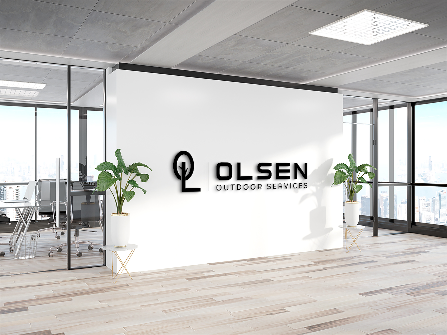 Logo-Design von Deziners Zone für Olsen Outdoor Services | Design #35526814