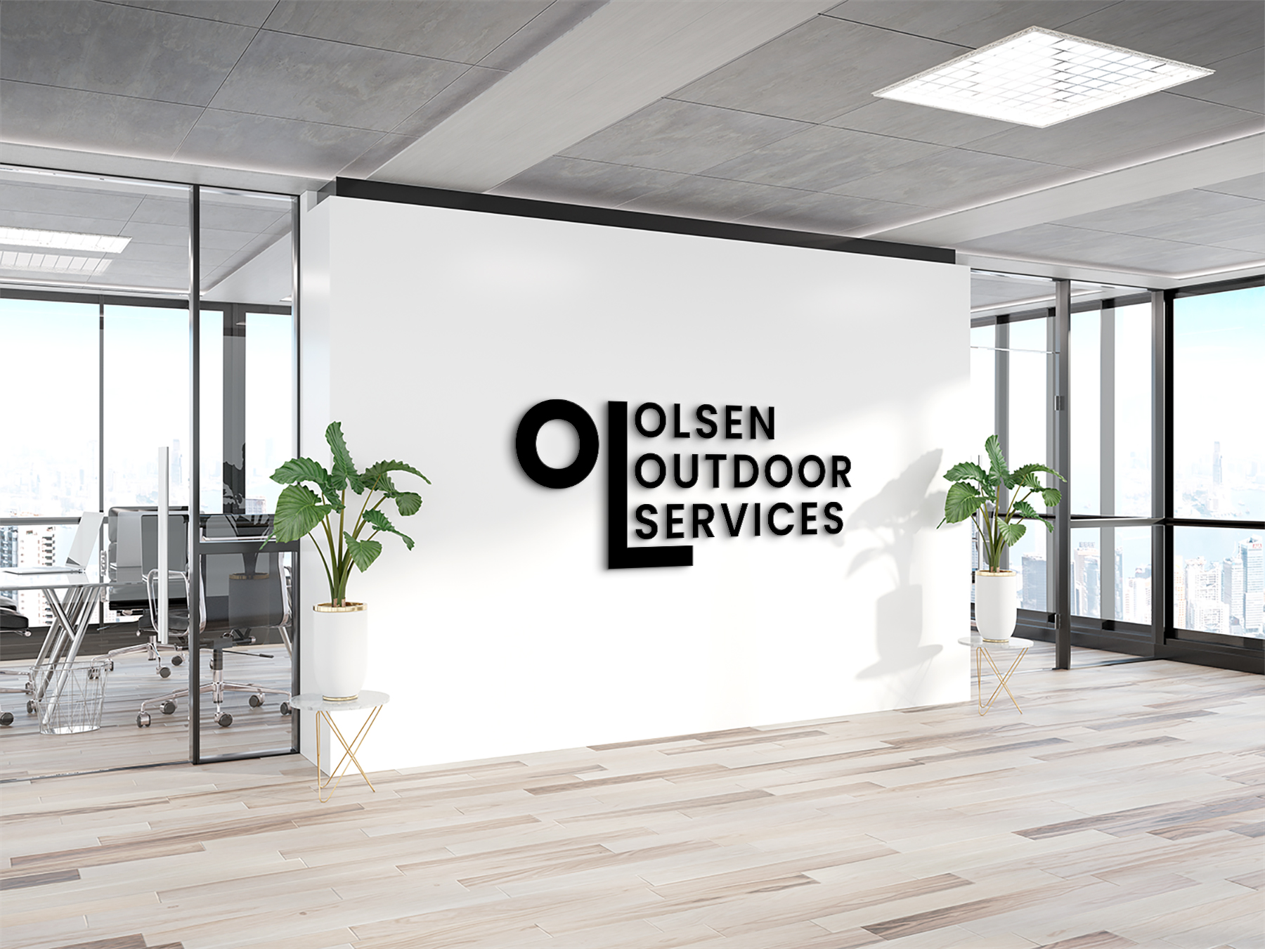 Logo Design by Deziners Zone for Olsen Outdoor Services | Design #35526816