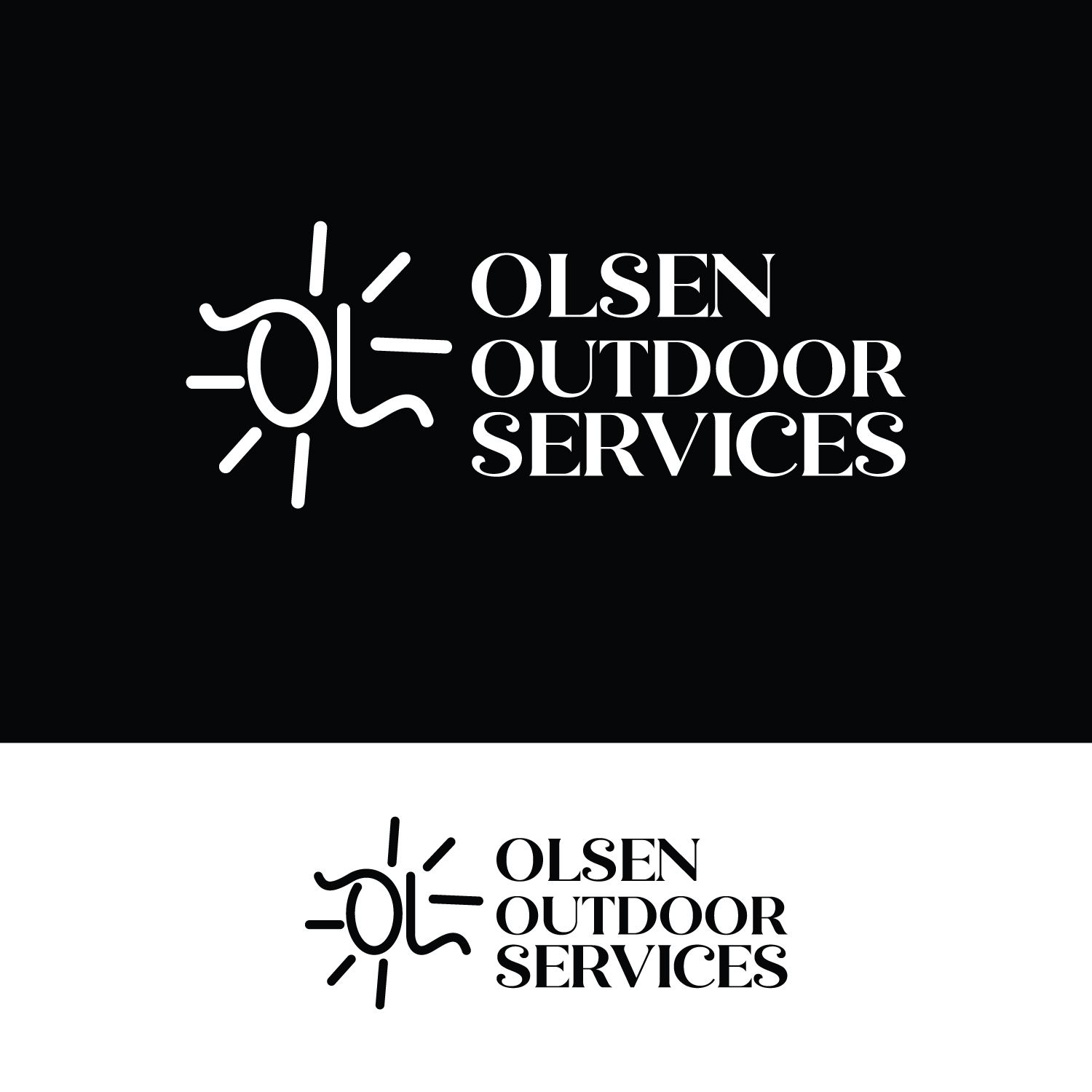 Logo Design by LAXMI DESIGNHUB for Olsen Outdoor Services | Design #35541668