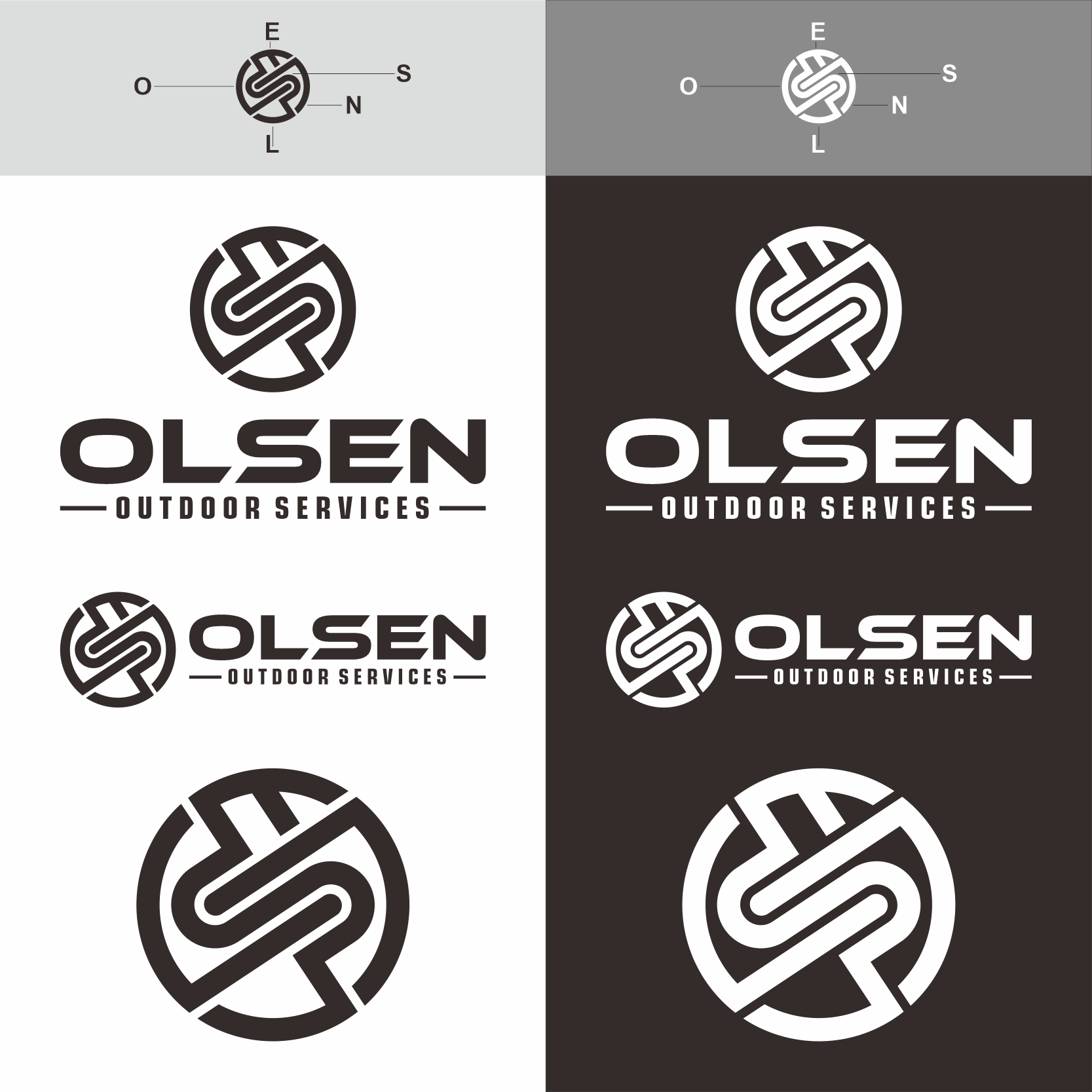 Logo Design by UP_Creative for Olsen Outdoor Services | Design #35562264