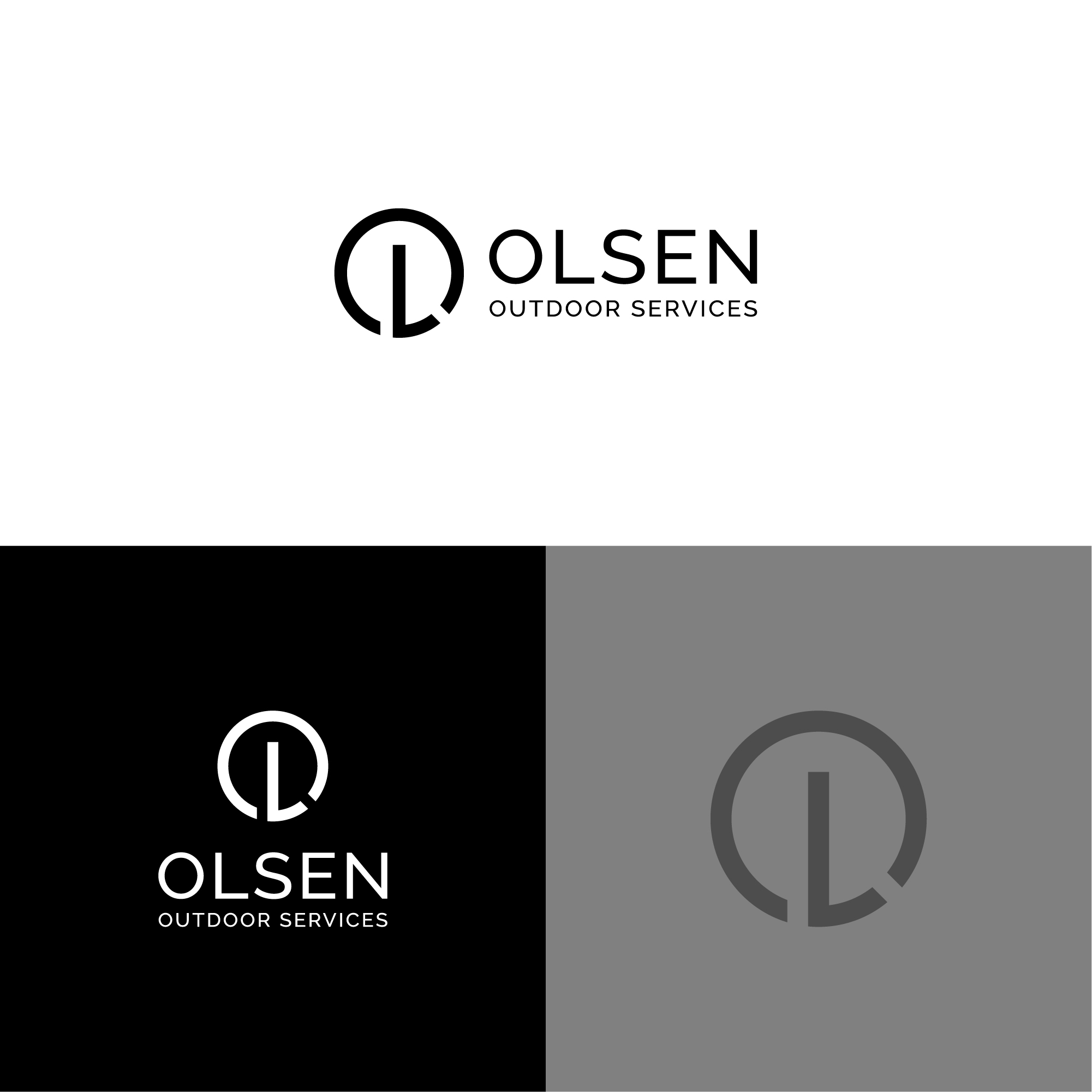 Logo Design by dicubit for Olsen Outdoor Services | Design #35548073