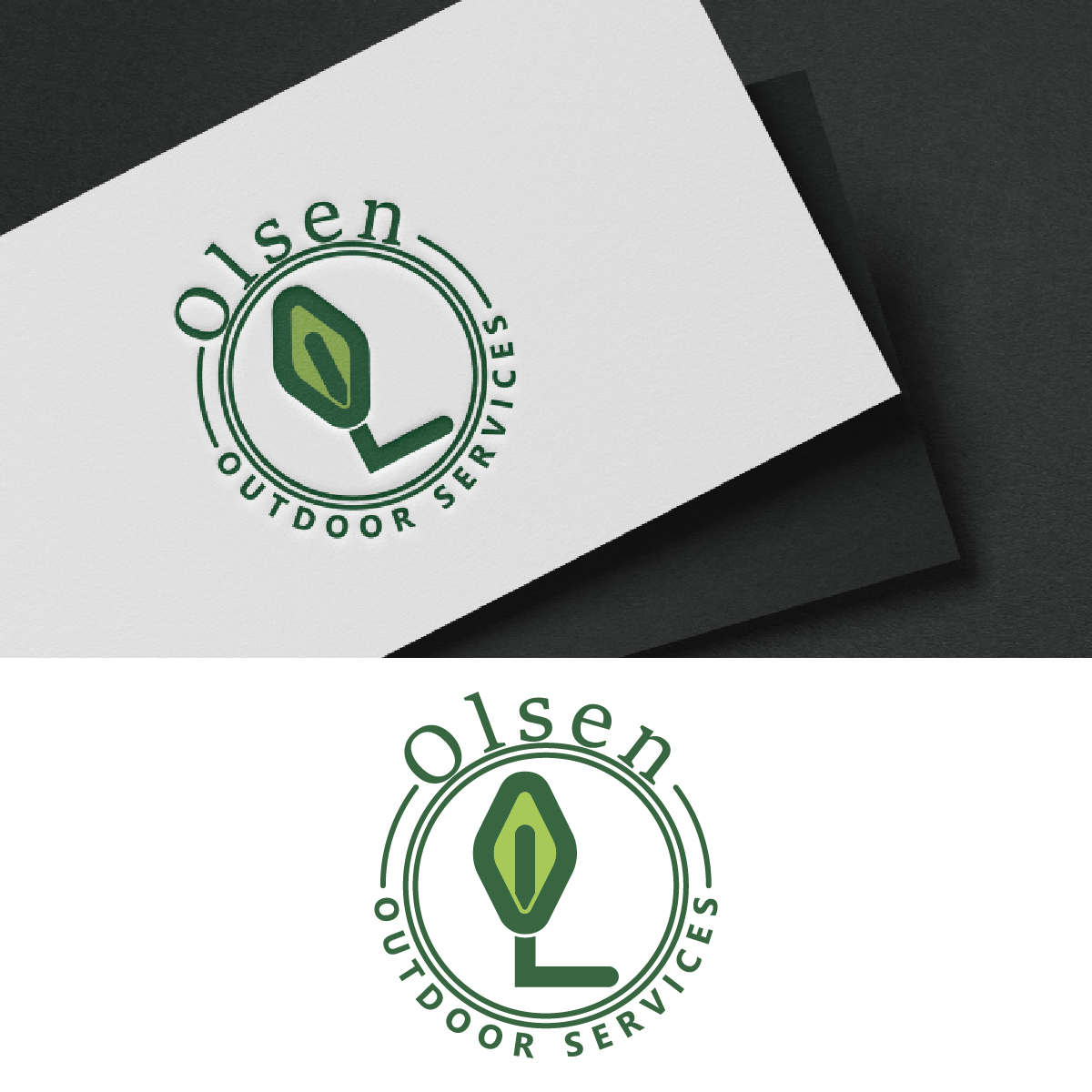Logo Design by fly  design for Olsen Outdoor Services | Design #35528642