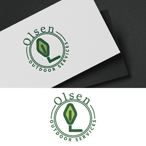 Logo Design by fly  design for Olsen Outdoor Services | Design: #35528642