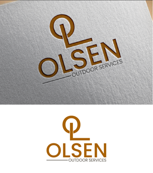 Logo Design by fly  design for Olsen Outdoor Services | Design: #35528647