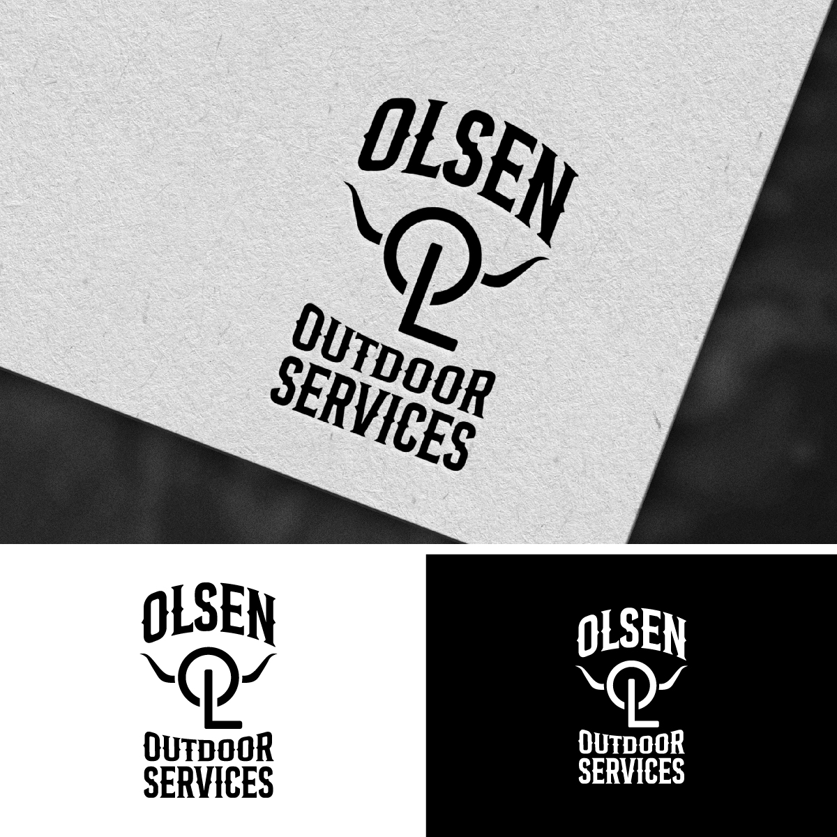 Diseño de Logo por DesignLima para Olsen Outdoor Services | Diseño #35527798