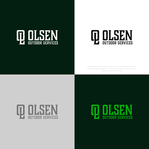 Logo Design by vramar.roy for Olsen Outdoor Services | Design: #35532595