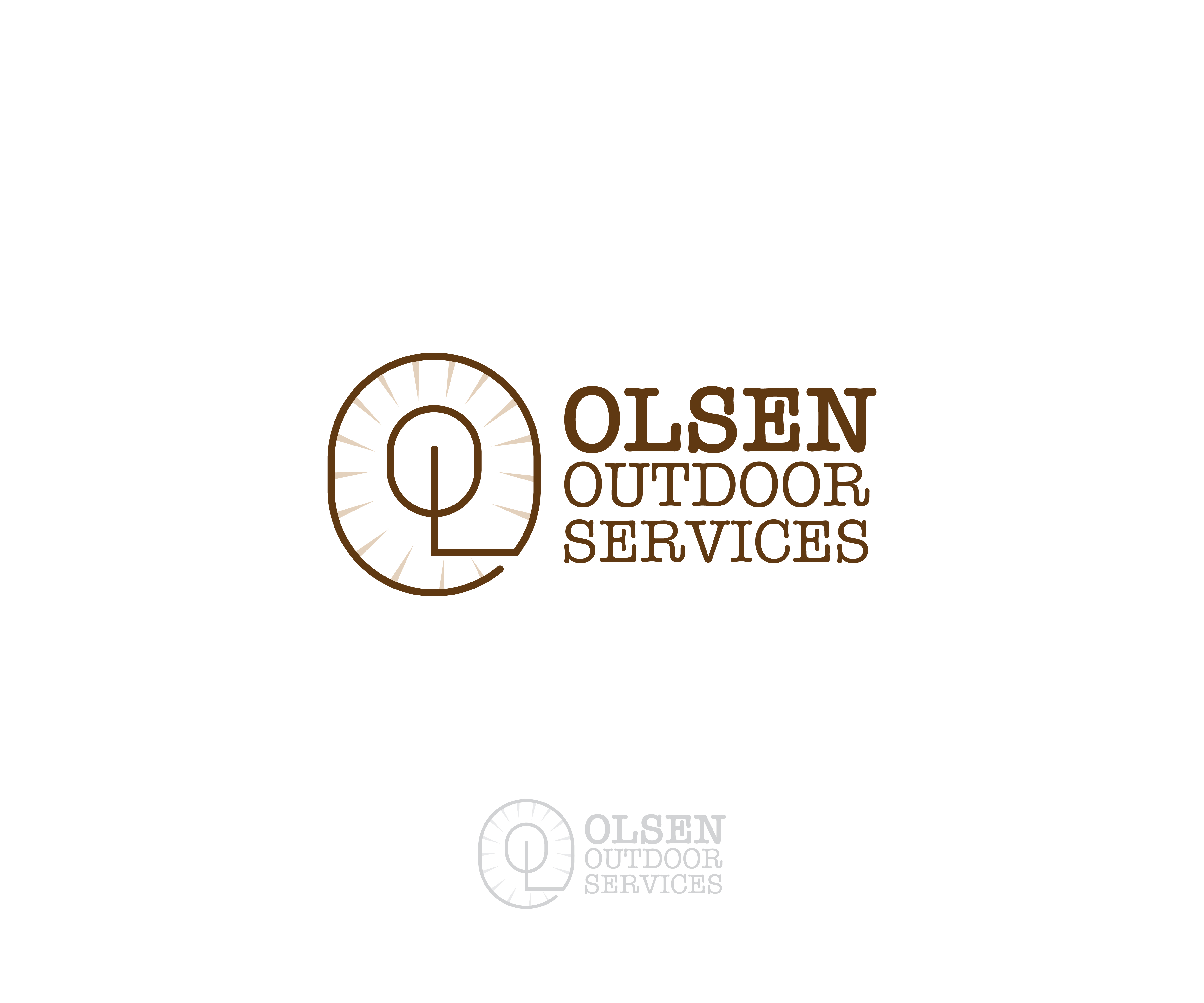 Logo Design by take8 for Olsen Outdoor Services | Design #35530536