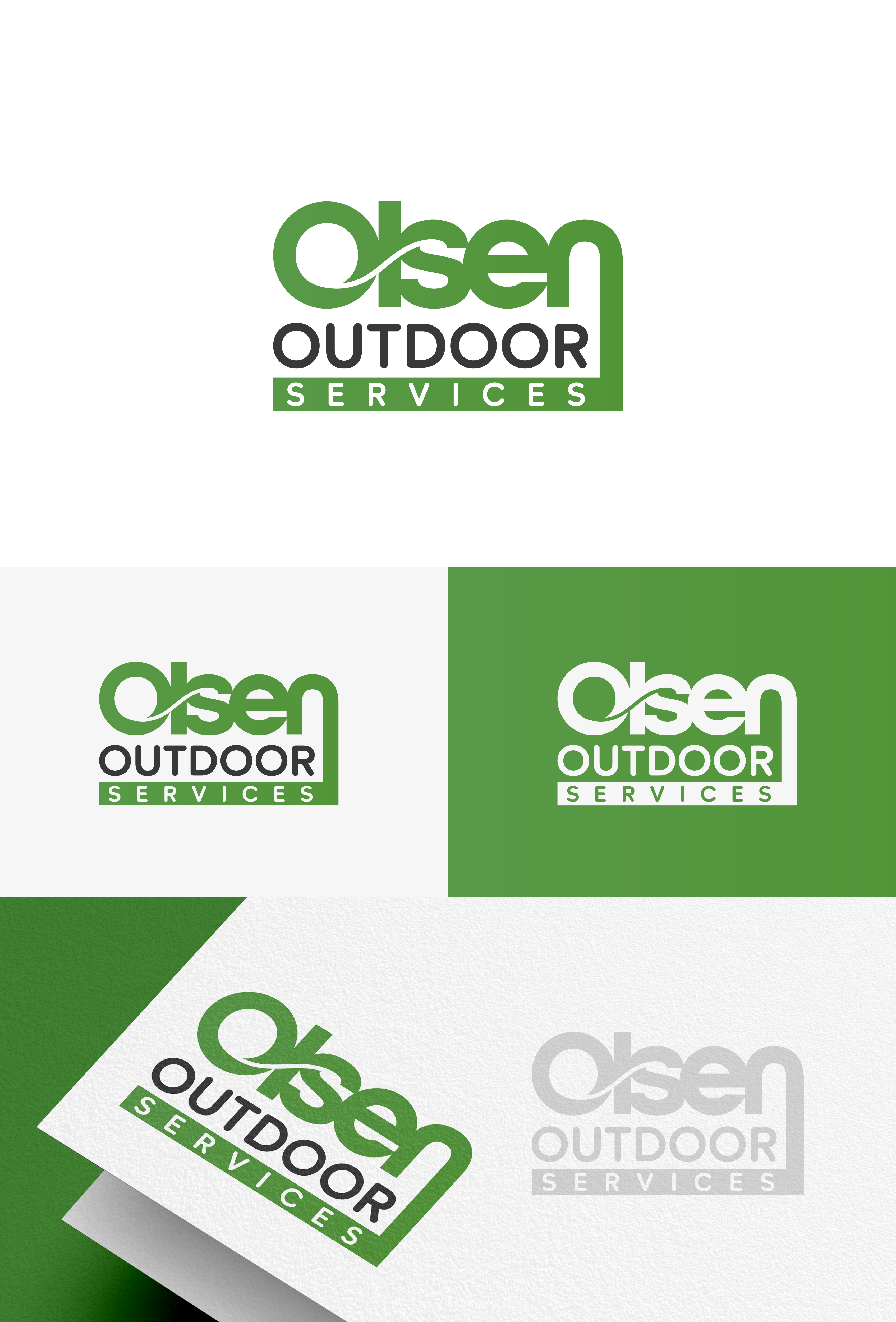 Diseño de Logo por aexoagency para Olsen Outdoor Services | Diseño #35528248