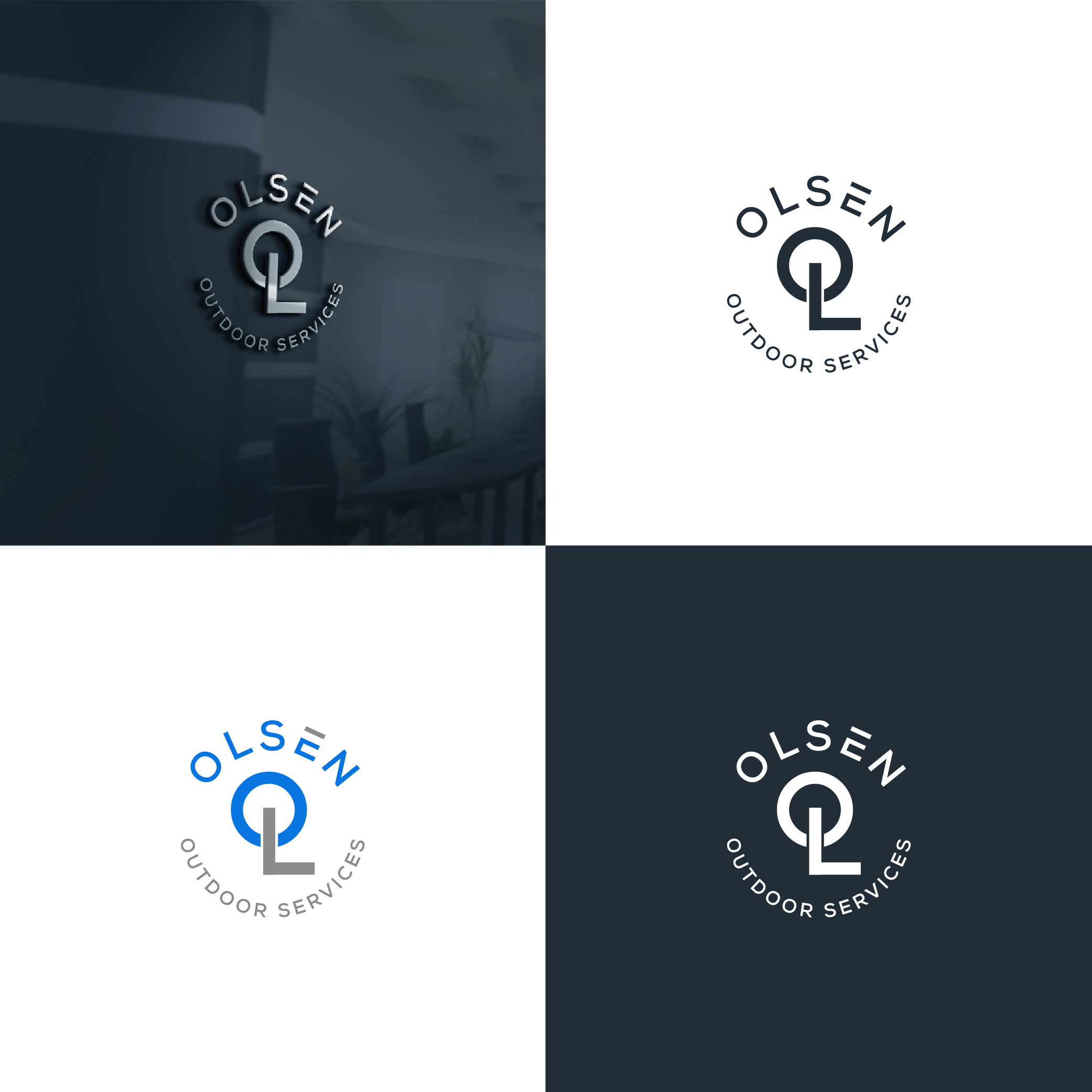 Logo Design by AL-BARAKAH for Olsen Outdoor Services | Design #35526237
